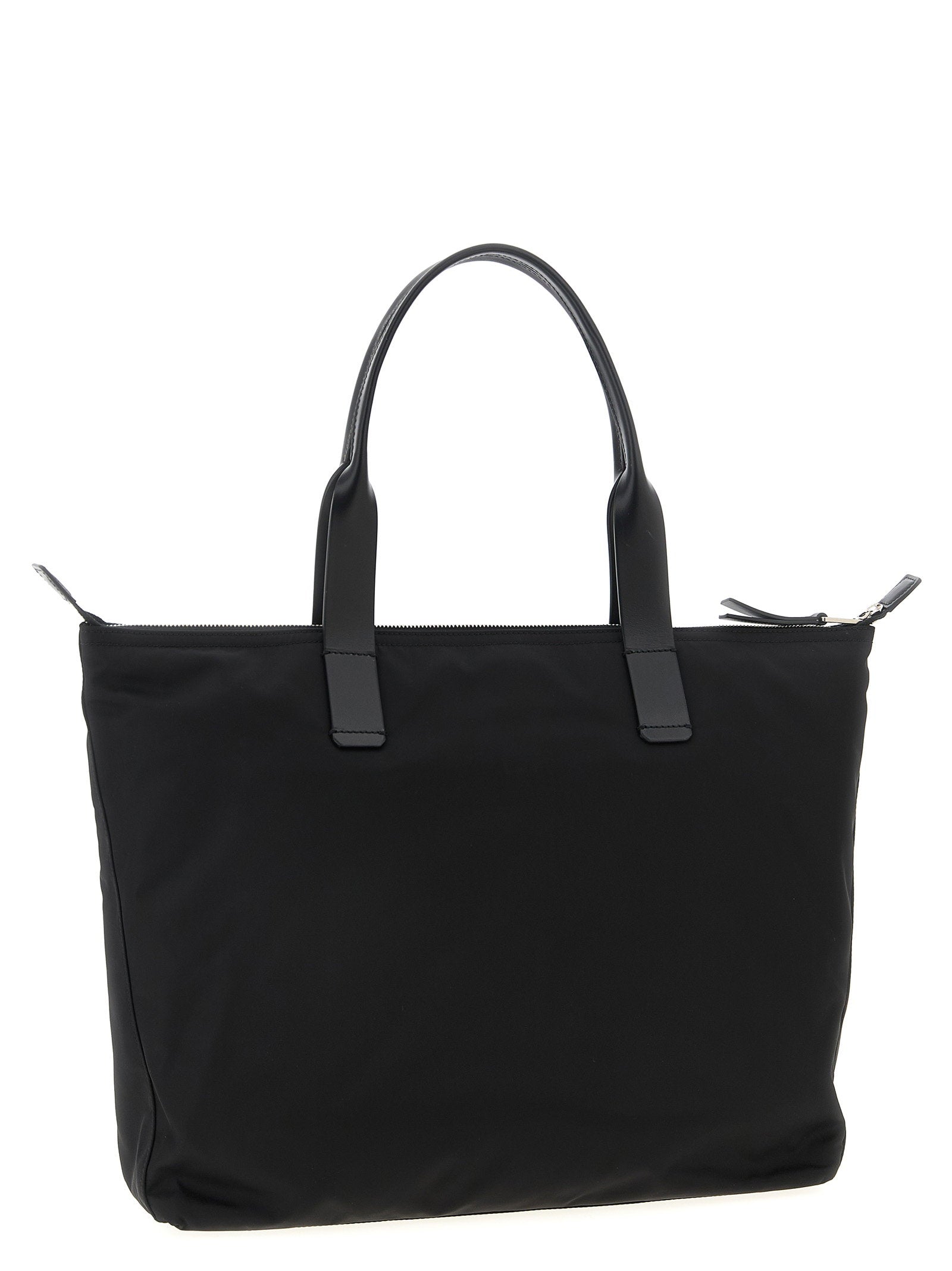 Dolce & Gabbana Media Logo Patch Shopping Bag - view 2