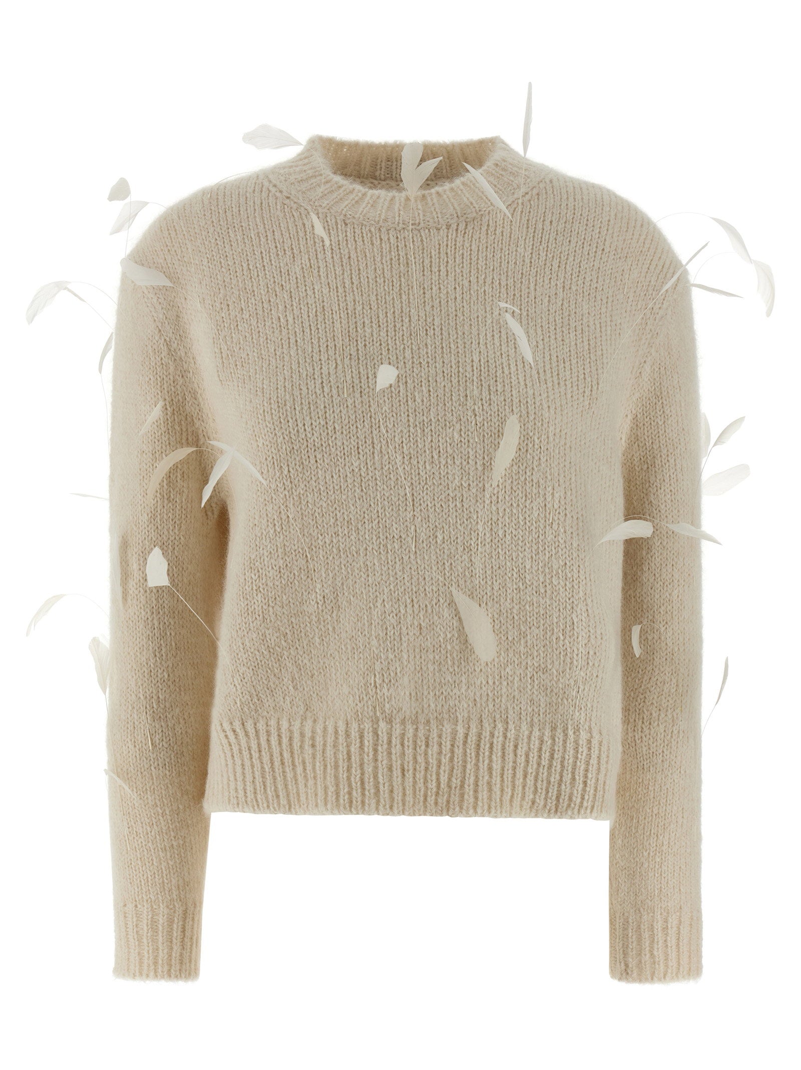 Jil Sander Feather Sweater – 81% wp, 16% wv, 3% pa