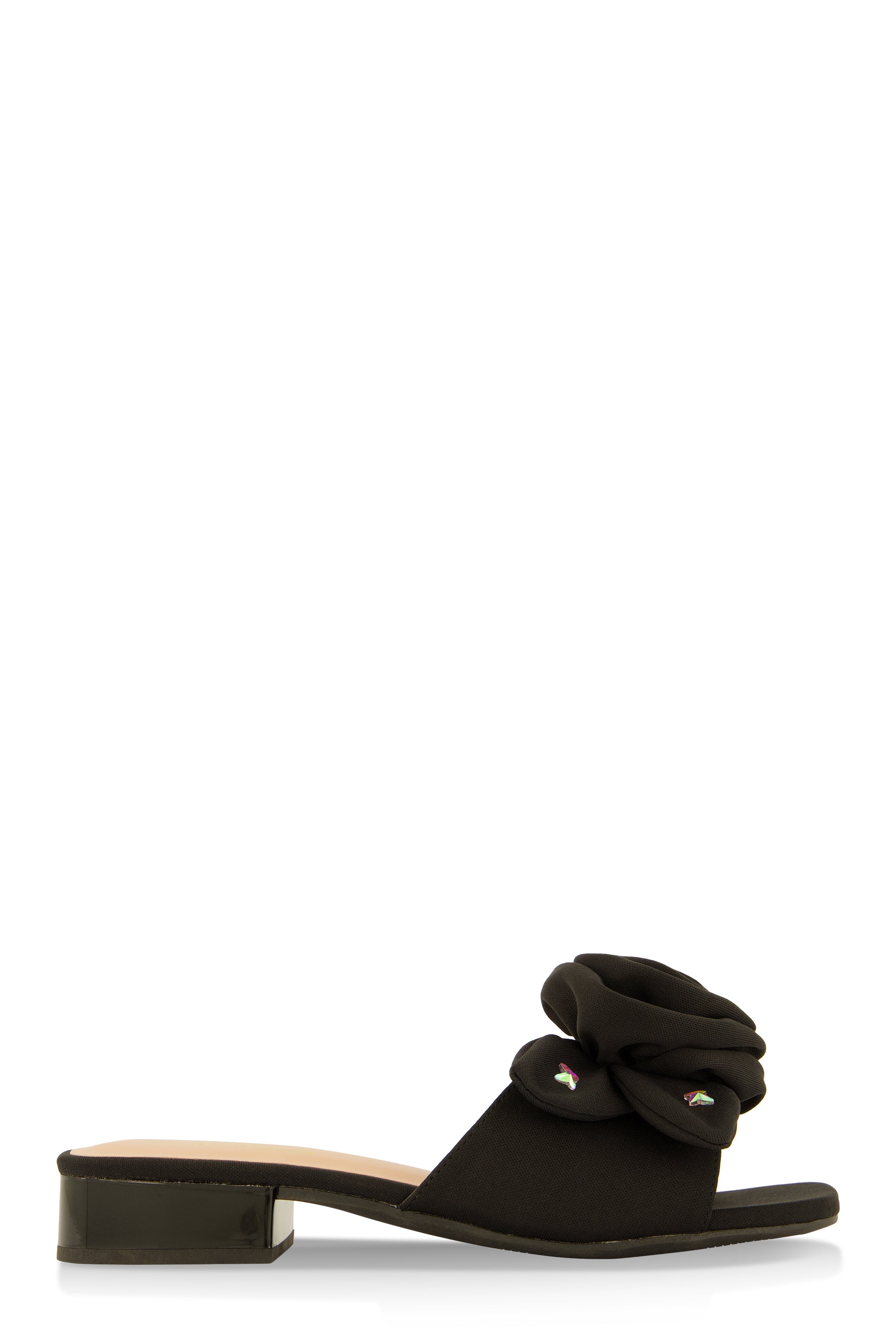Rainbow Shops Butterfly Rose Band Low Heel Sandals - view 2