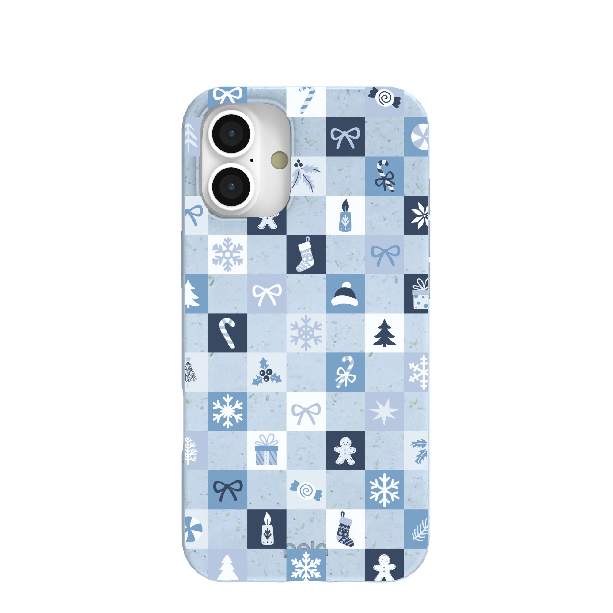 Pela Case Powder Blue Winter Quilt iPhone 16 Plus Case