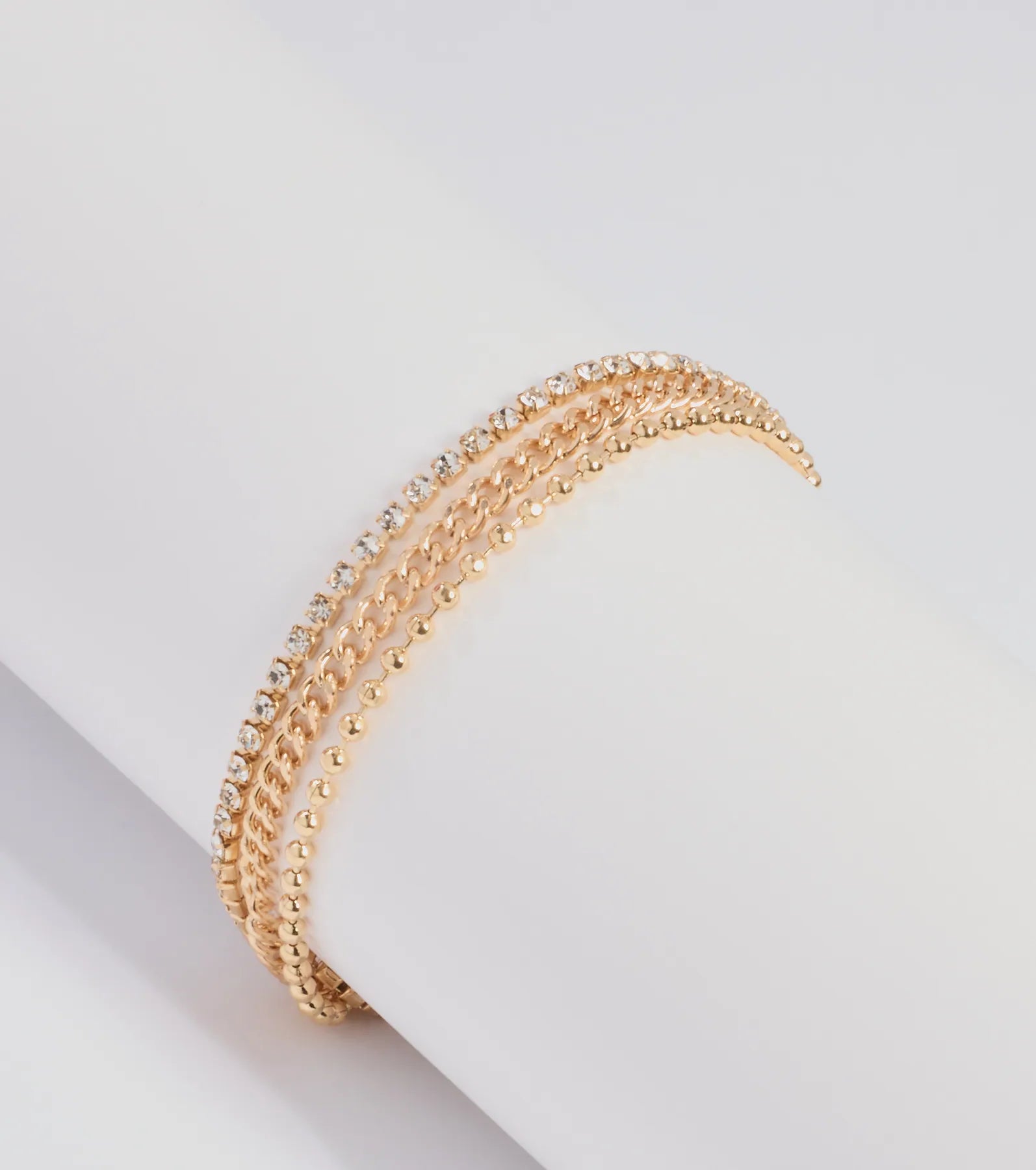 Windsor Dainty Details Three-Pack Bracelet Set