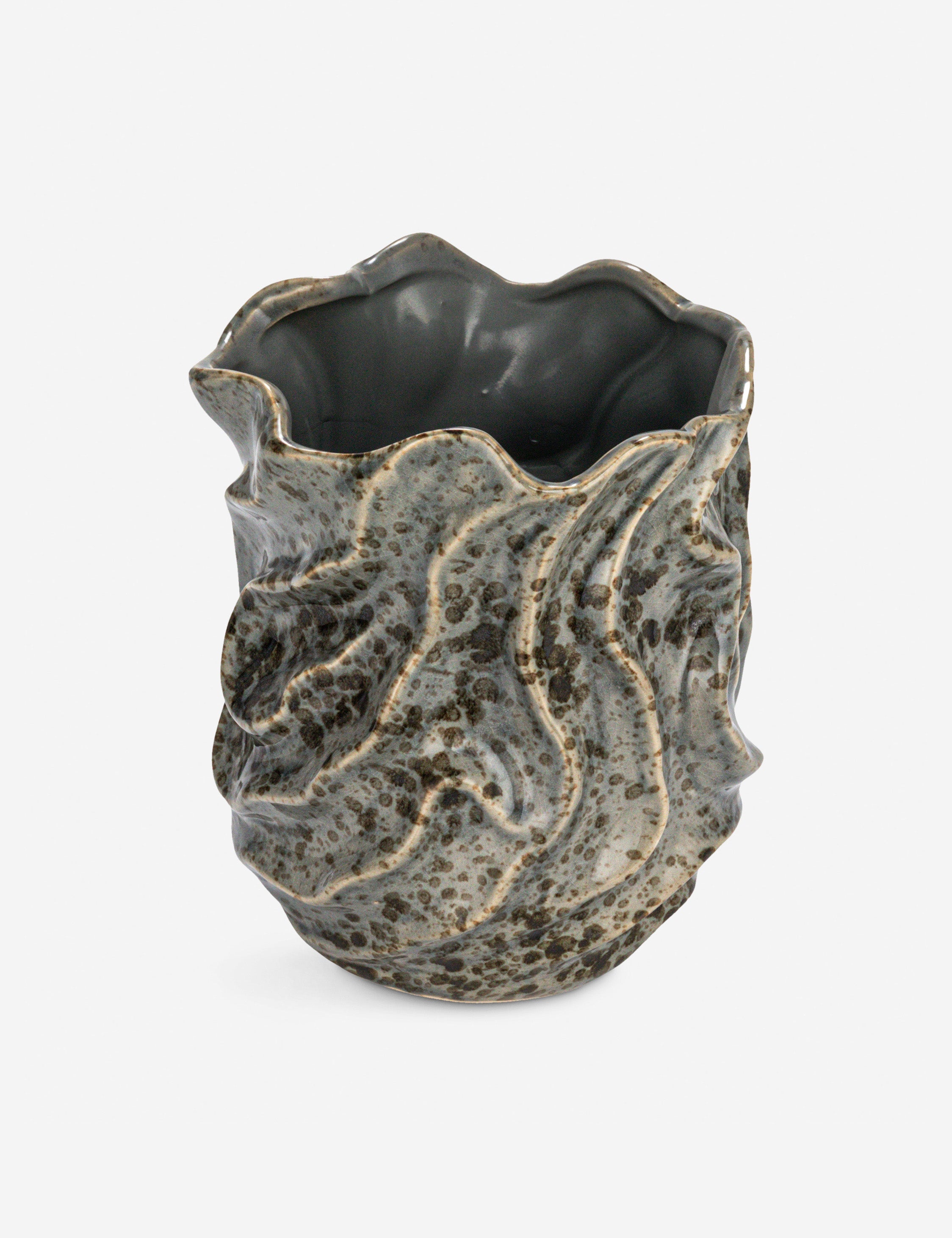 Lulu and Georgia Asani Decorative Vase – Gray