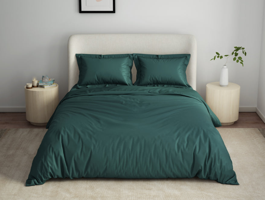 Spaces India Solid Dark Teal Solid Fleece Blanket - Cushlon By Spaces