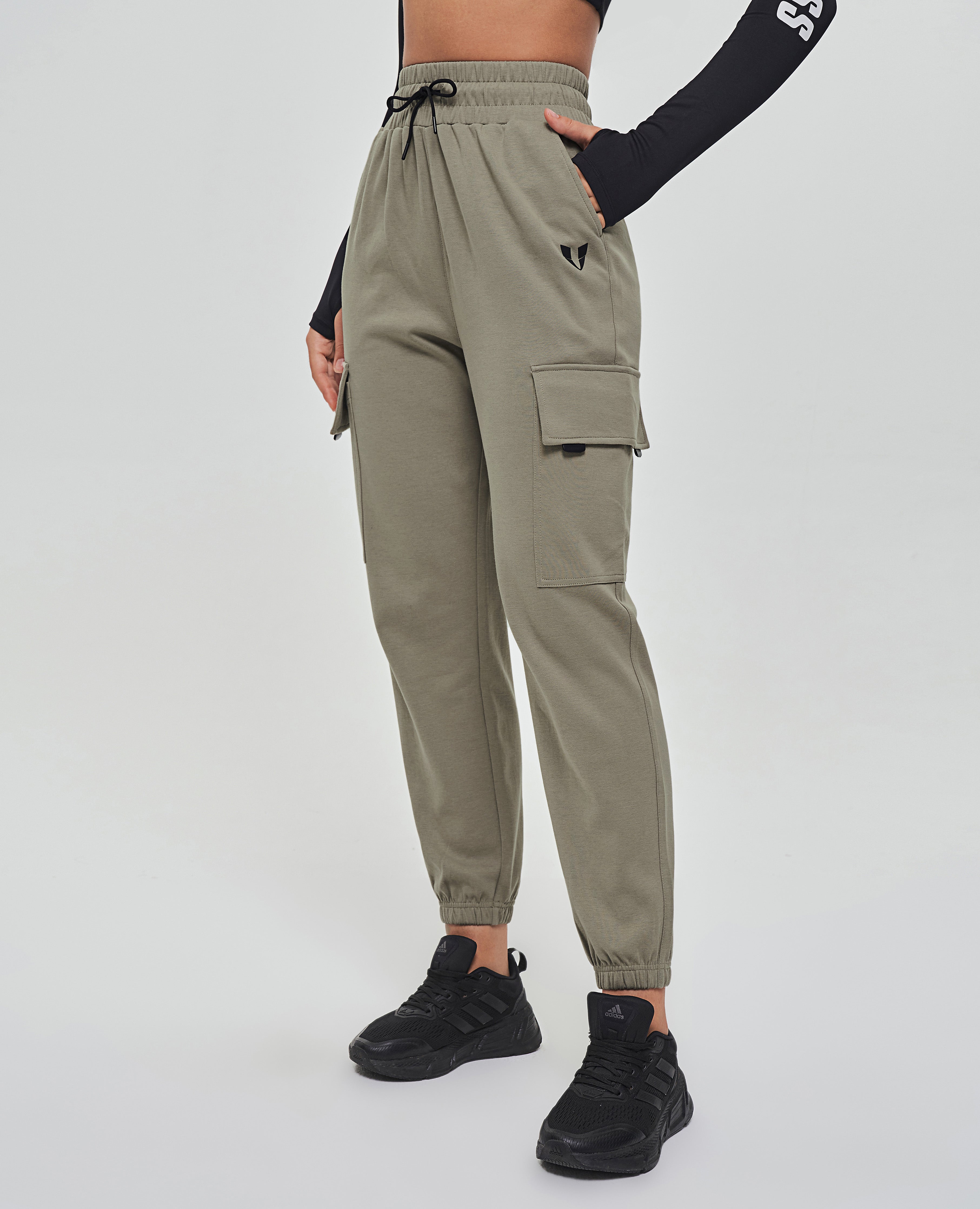 FIRM ABS Loose Fit Cargo Joggers - Olive Green