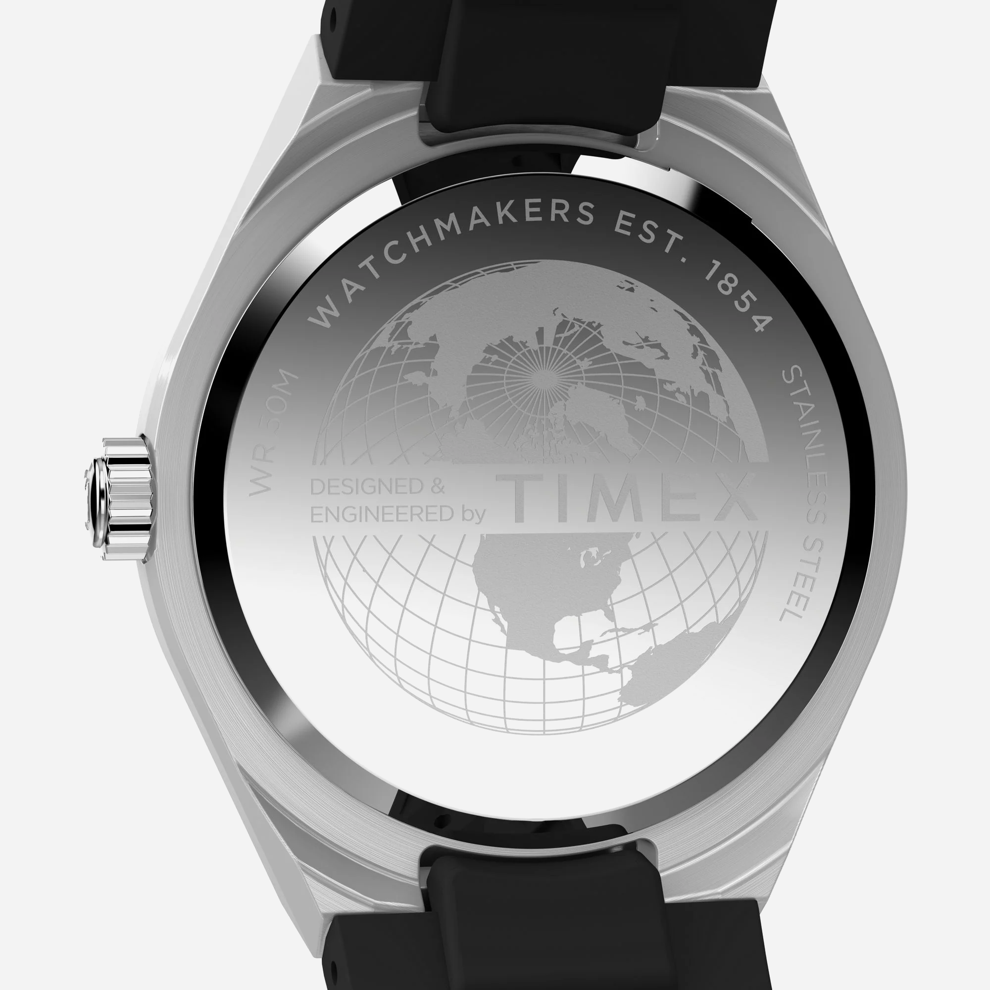 Q Timex 39mm Round Dial Analog Silver-Tone Watch - view 2