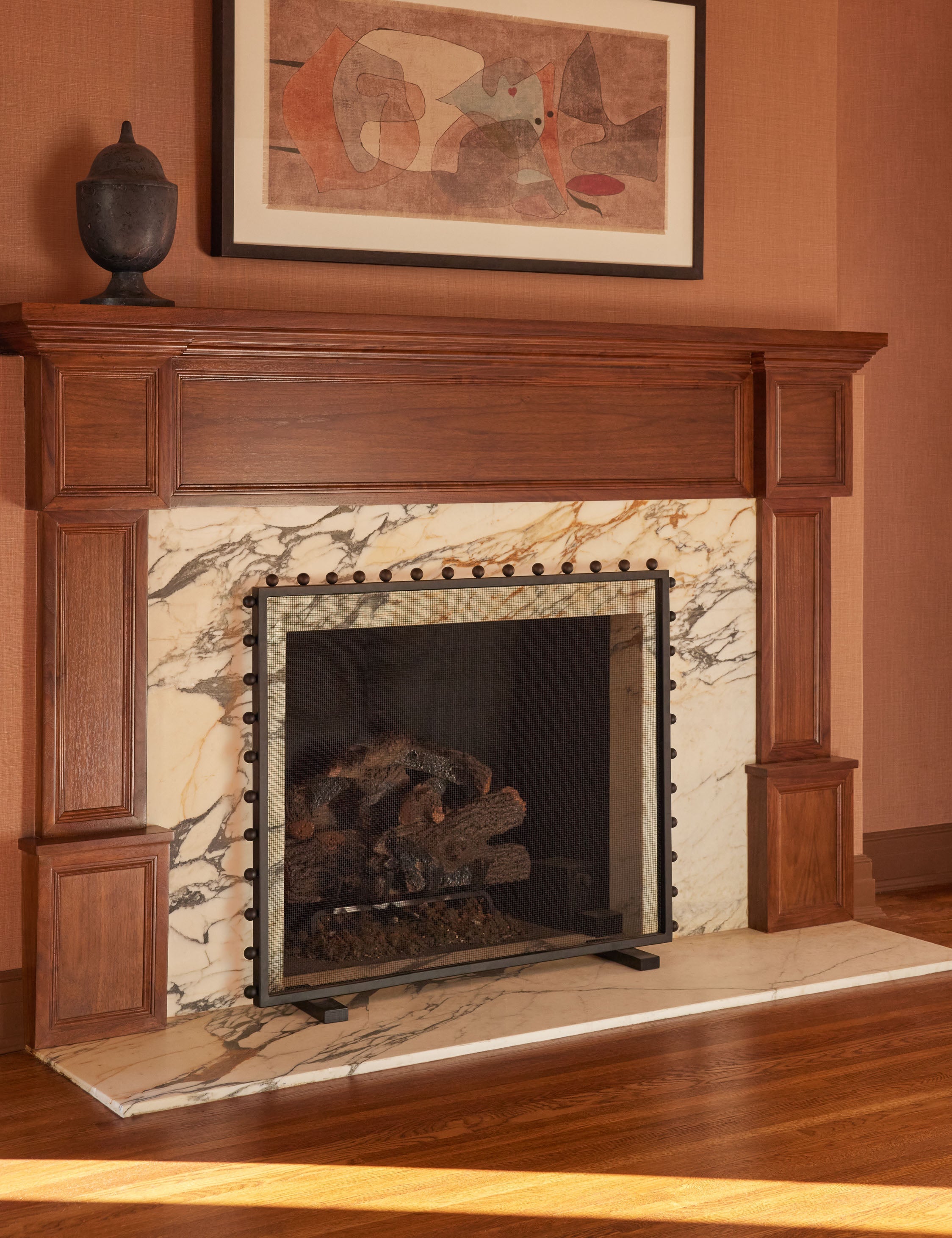 Lulu and Georgia Lochlan Fireplace Screen – Black - view 2