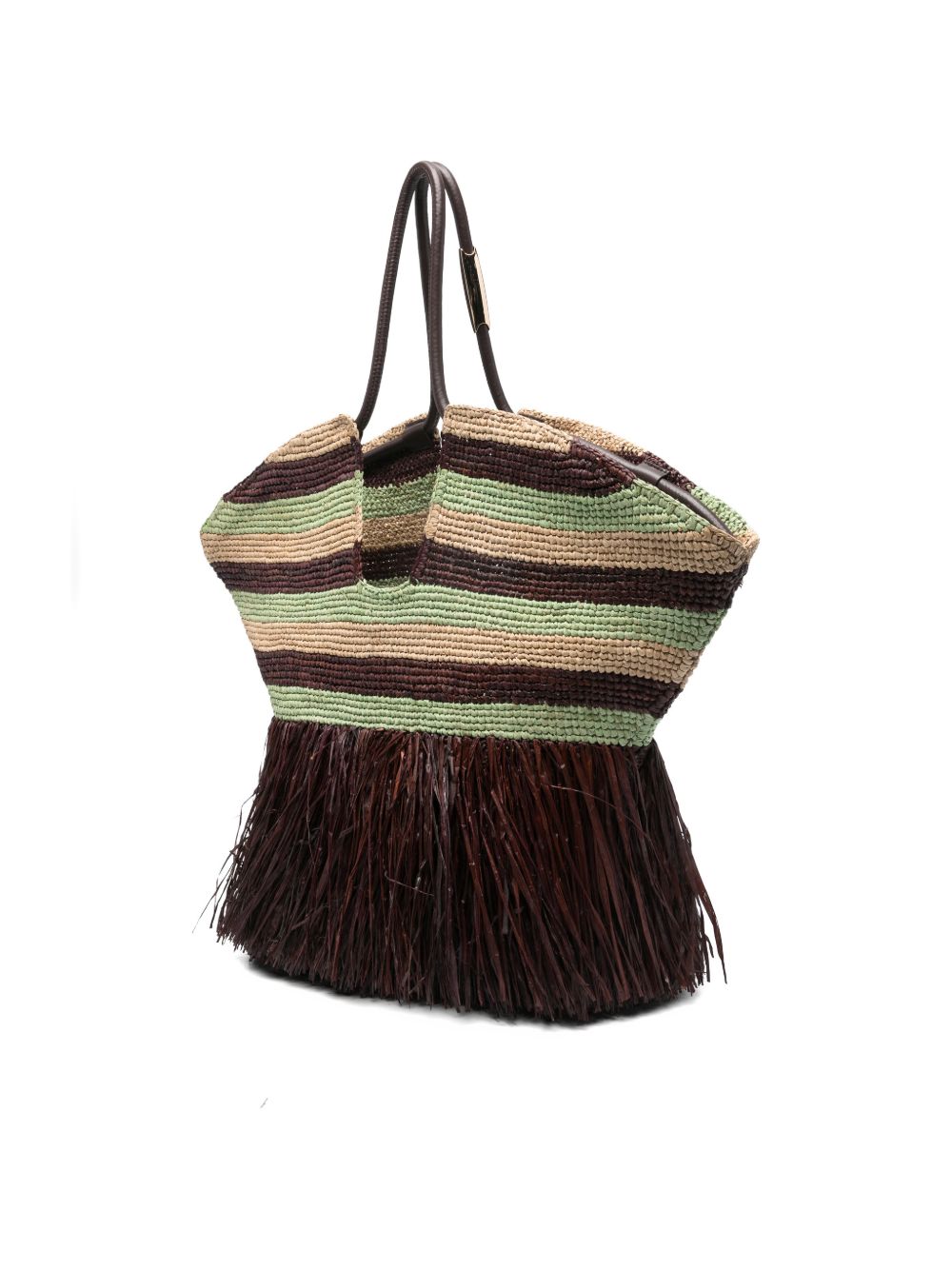 Zimmermann Striped Fringe Tote – Raffa 100% - view 2