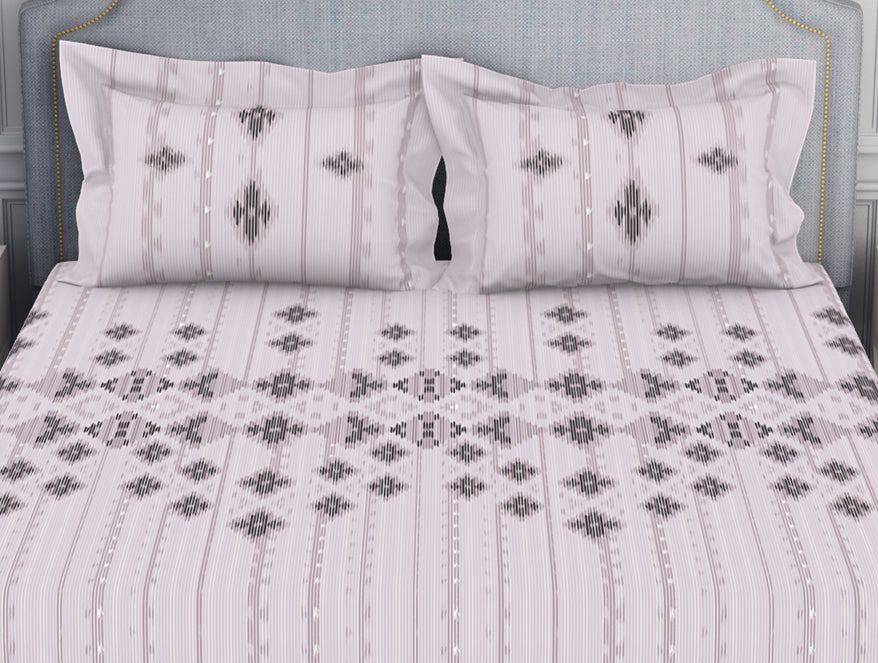 Spaces India Tonalelgence Geometric 100% Cotton Fitted King - Essentials by Spaces - view 11