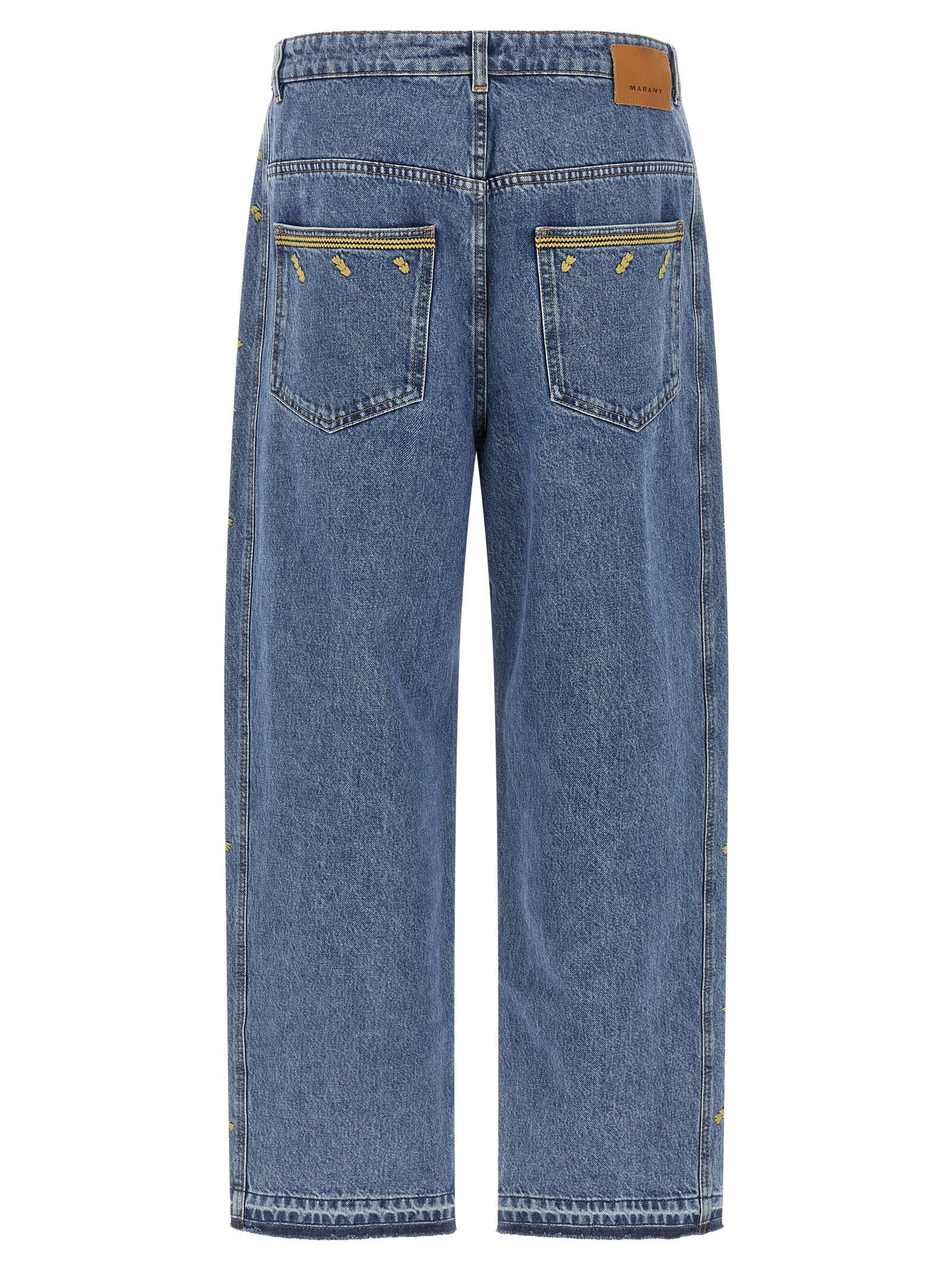 Marant Jorian Jeans With Embroideries – 100% cotton - view 2