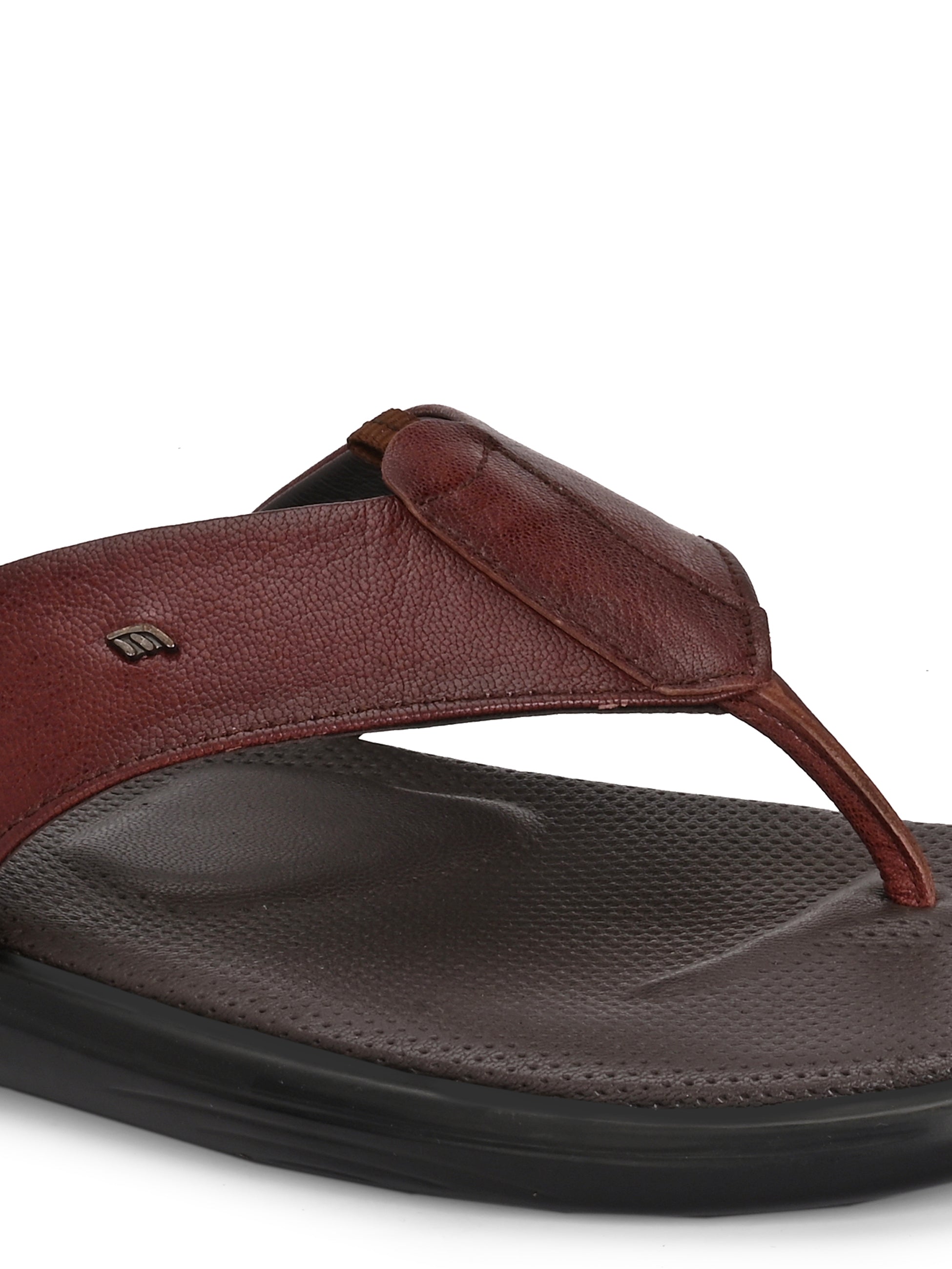 Egoss Shoes Egoss Leather Slippers For Men