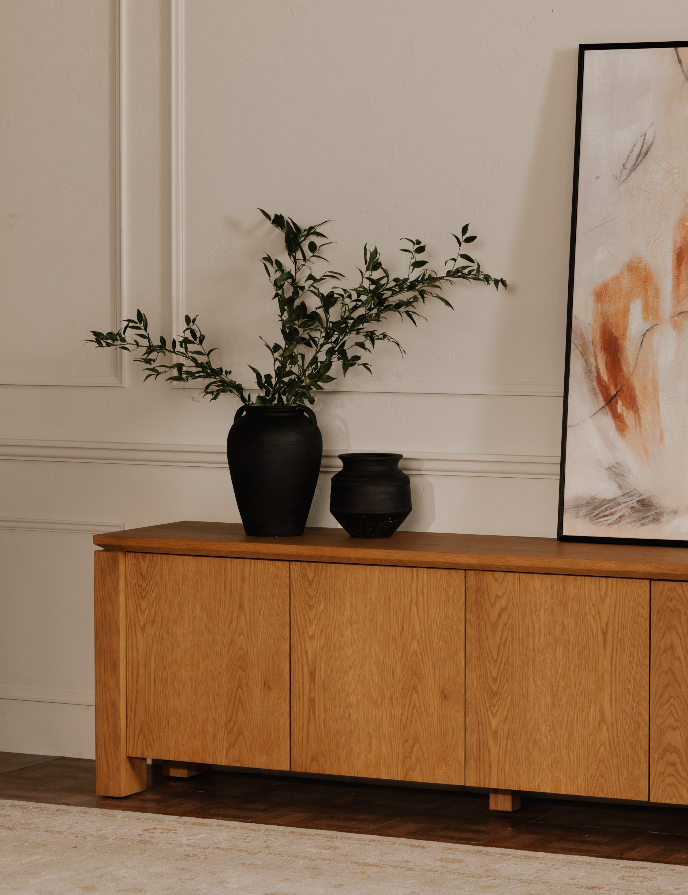 Lulu and Georgia Kassiani Decorative Vase – Black - view 2