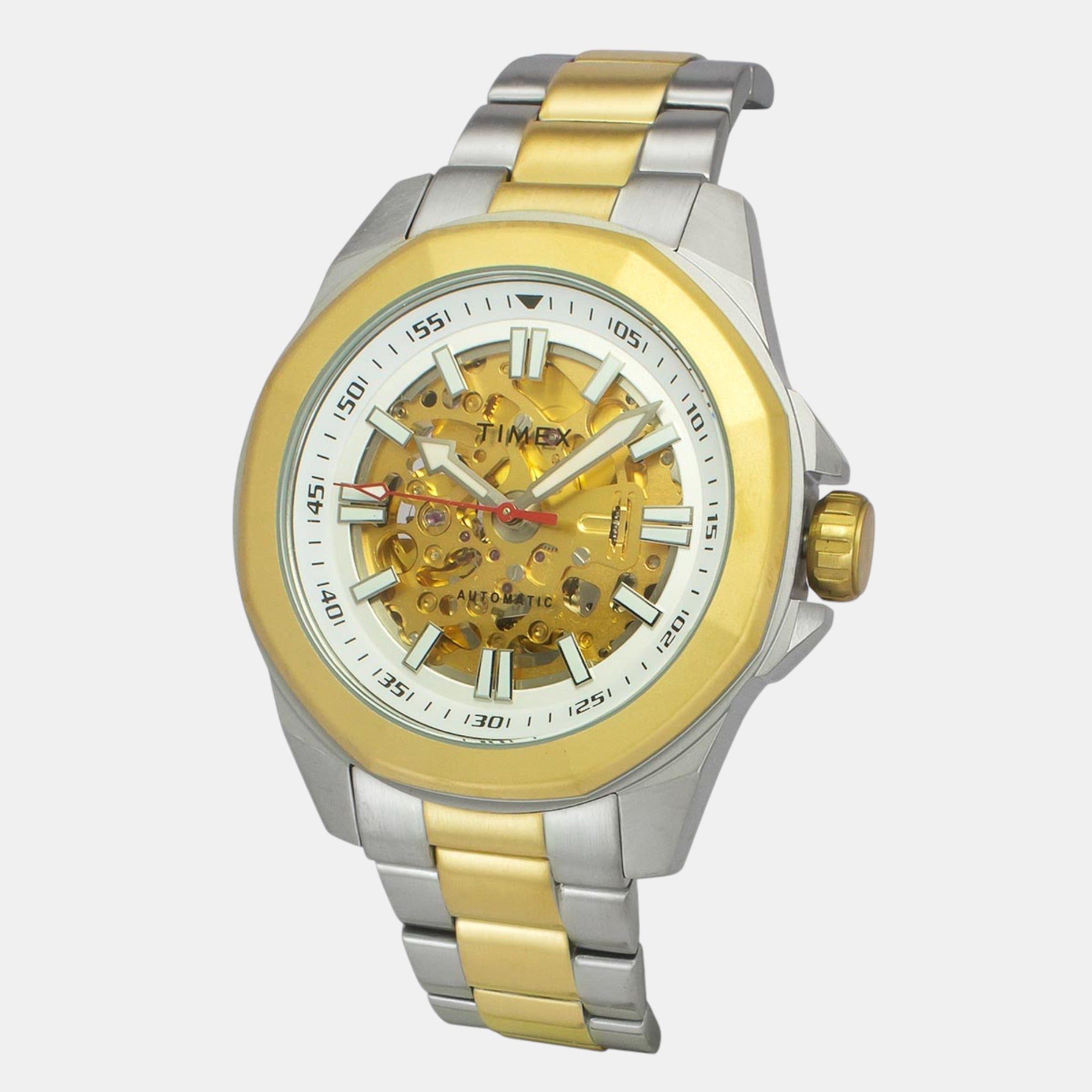 Timex E Class Men Automatic Silver Dial Analog Stainless Steel Watch TWEG24101 - view 2