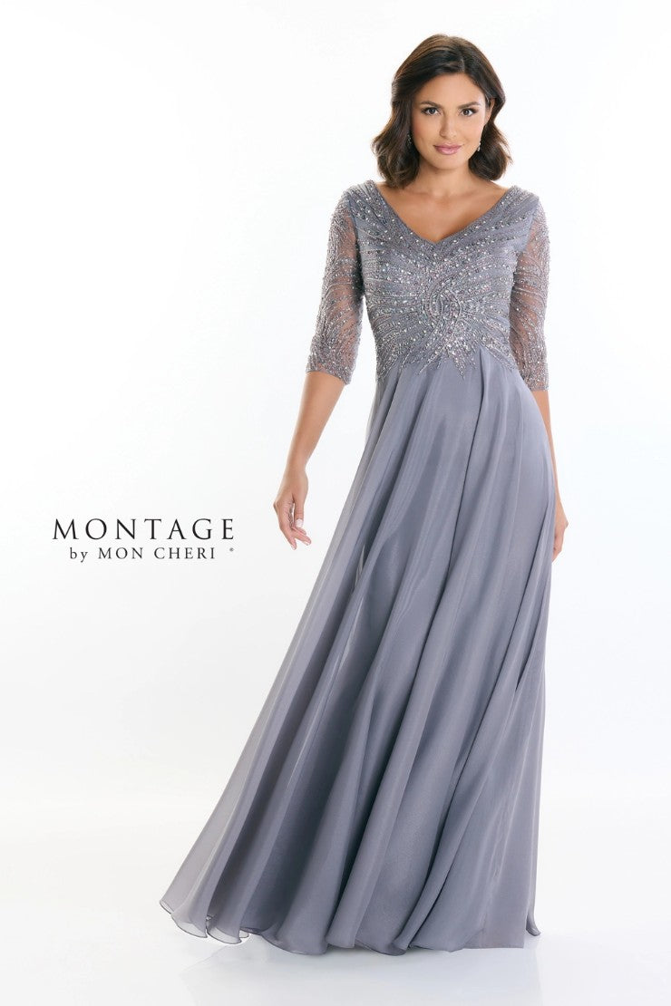 Montage 116950 Long Evening A Line Formal Mother of the Bride Dress
