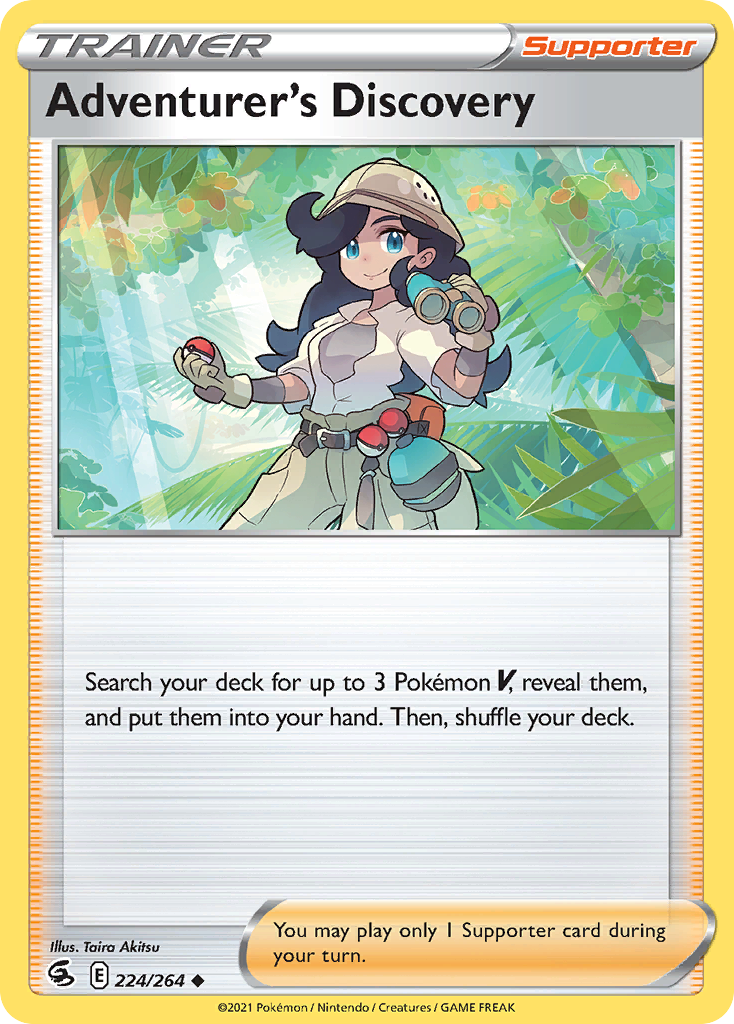 Uncommon swsh8-224 reverse – Pokémon Adventurer's Discovery - 224/264 - Uncommon [SWSH8-224] [Reverse Holo] - Adventurer's Discovery - 224/264 - Uncommon