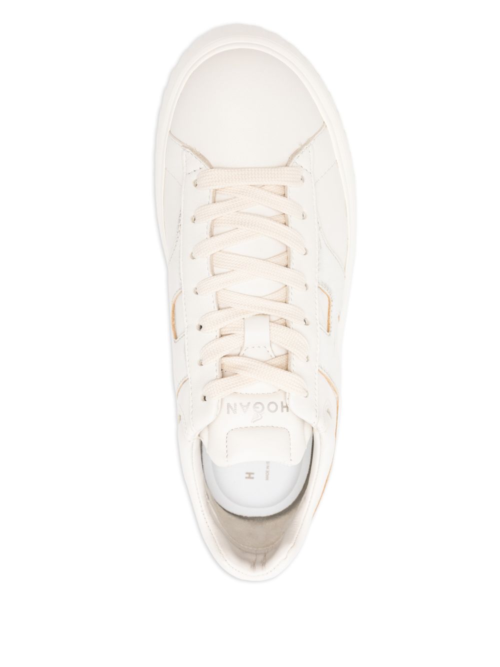 Hogan H-Stripes Sneakers – Calf Leather 100% - view 4