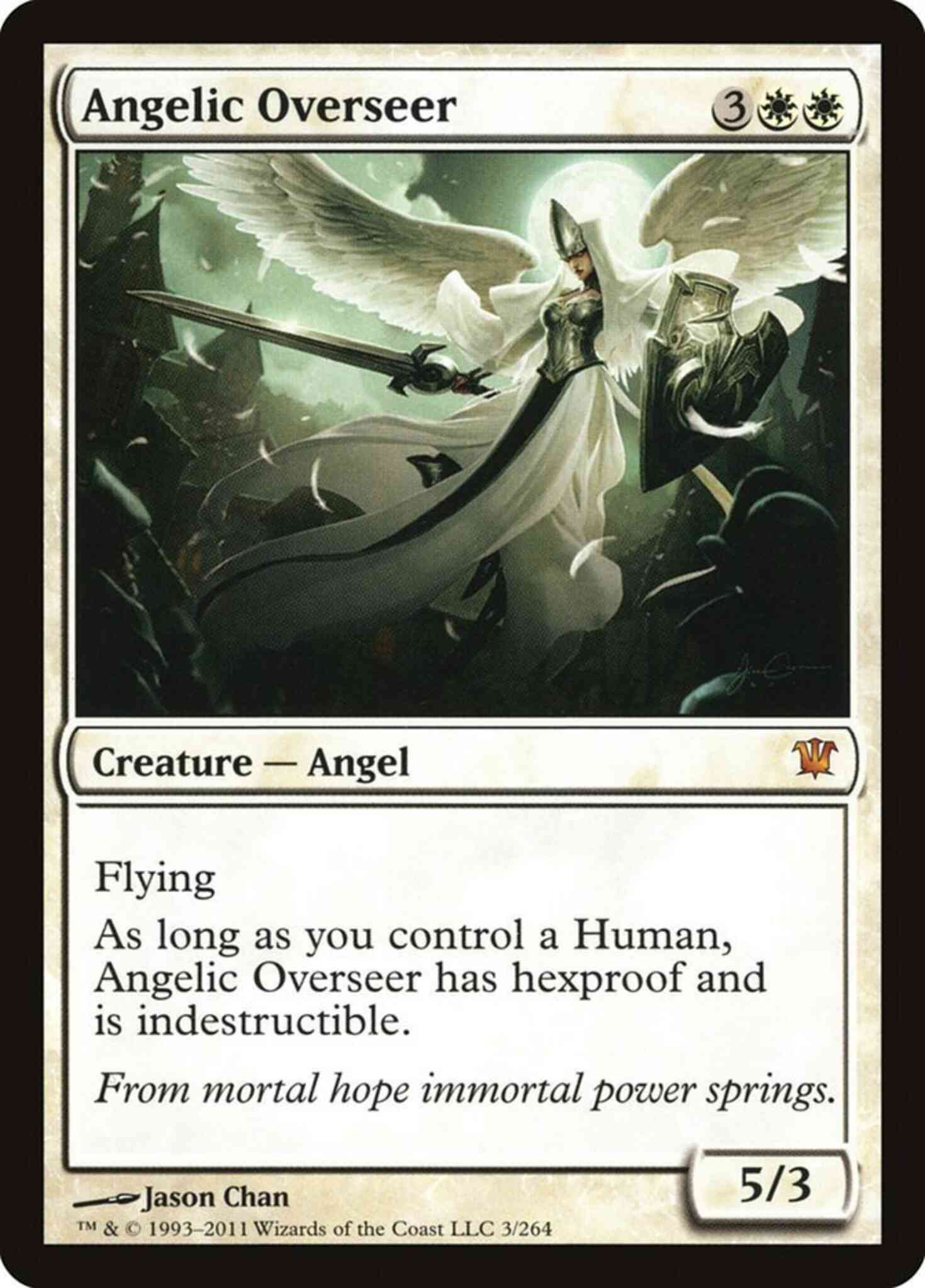 Angelic overseer 3 – Magic Angelic Overseer [3] [Innistrad] [Non-Foil]