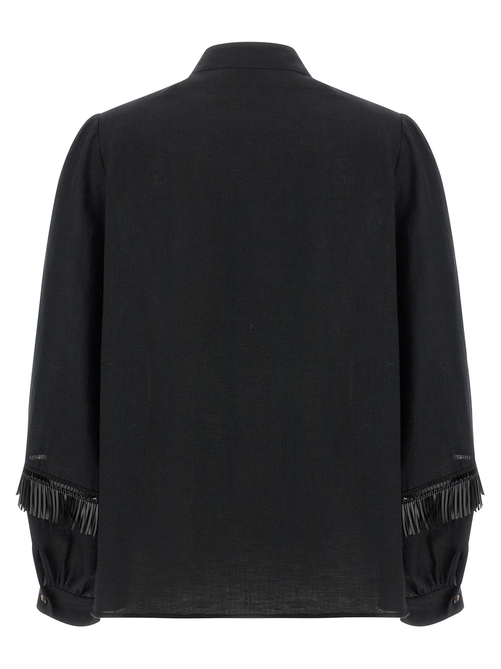Kiton Fringed Shirt – 100% linen - view 2