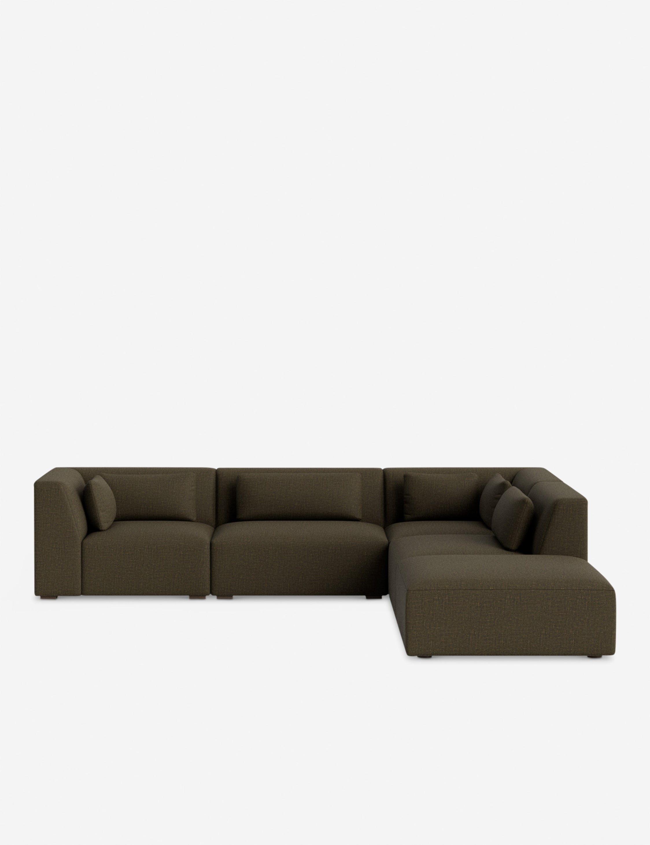 Lulu and Georgia Koh Modular Sectional Sofa With Ottoman - view 45