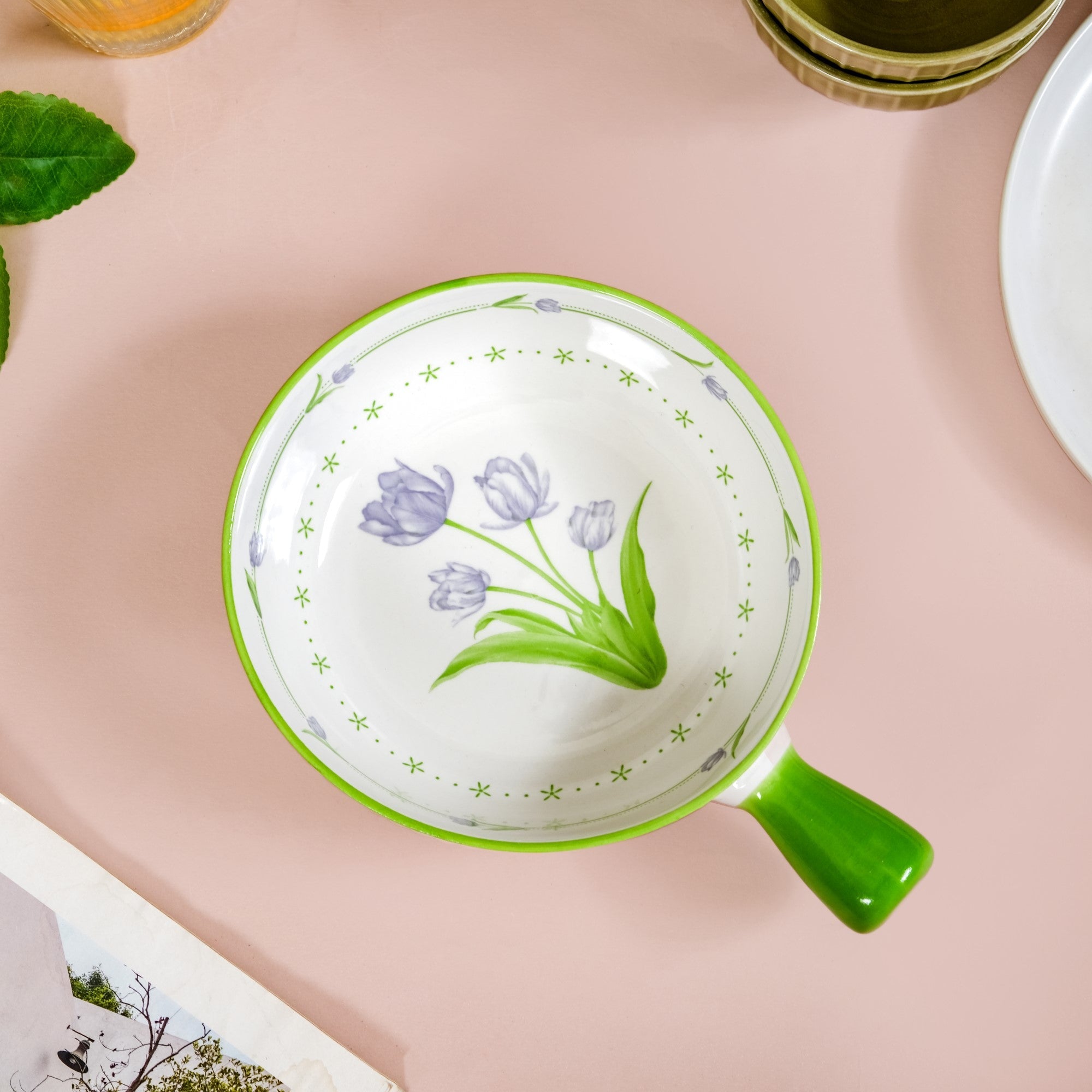 Nestasia Tuscany Bowl With Handle 650ml - view 2