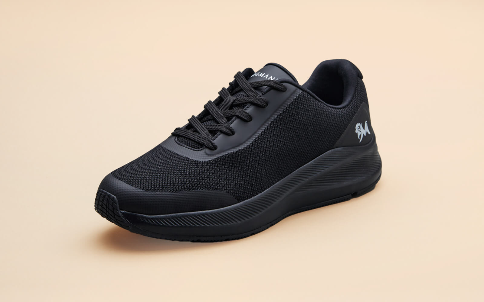 Neeman's Casual Trainers : Classic Black - view 4