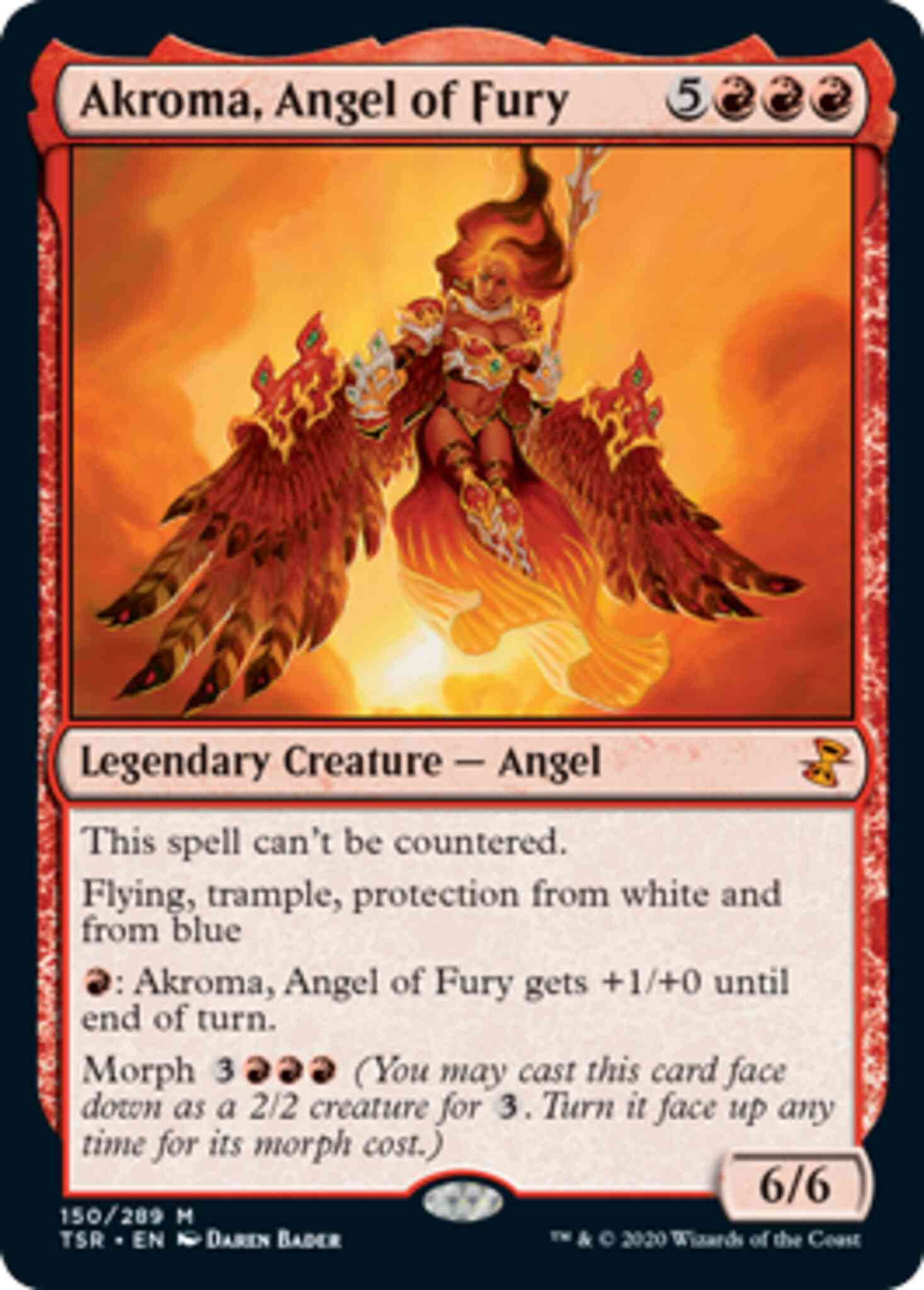 Magic Akroma, Angel of Fury [150] [Time Spiral Remastered] [Non-Foil]