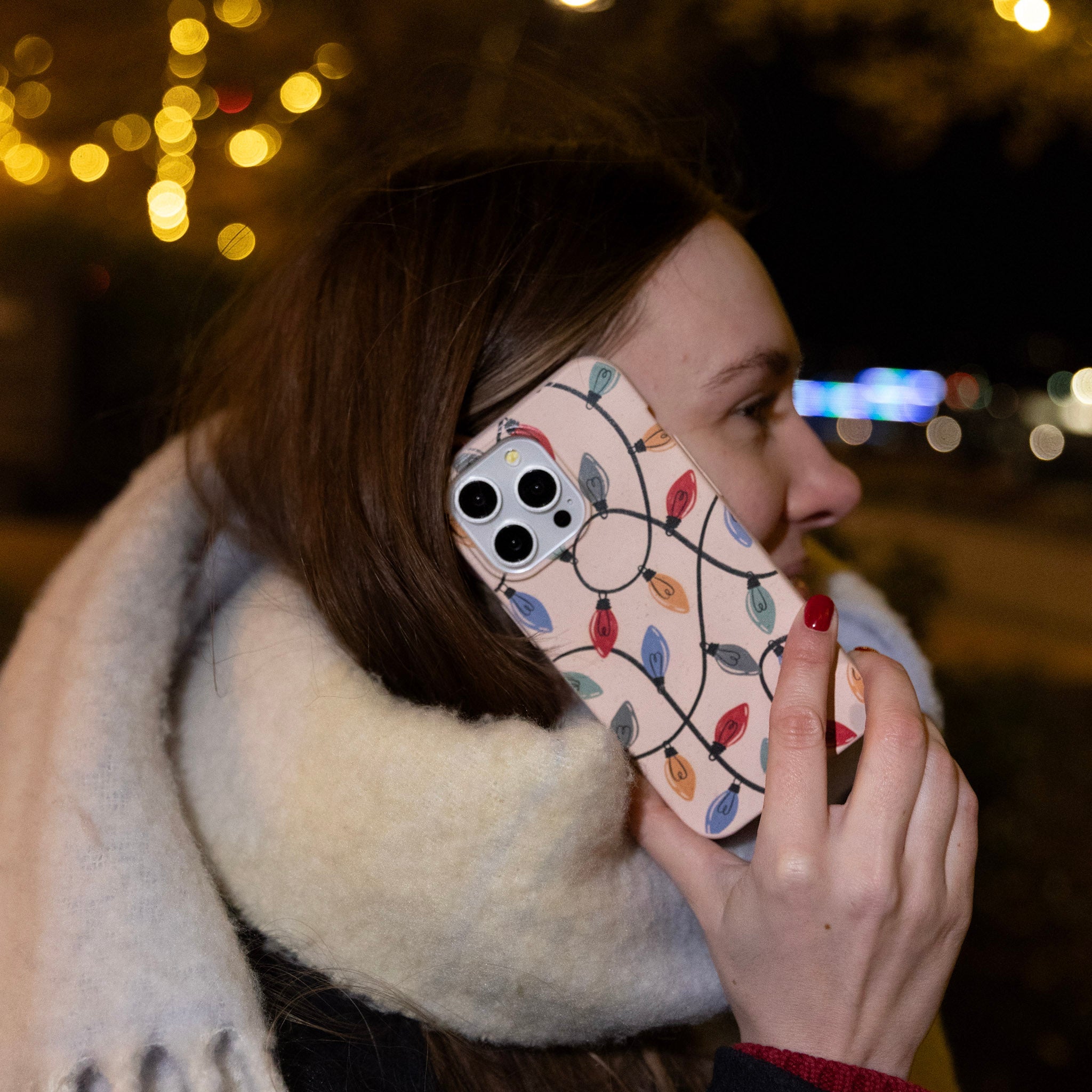 Pela Case Seashell Holiday Lights iPhone 6/6s/7/8/SE Case - view 3