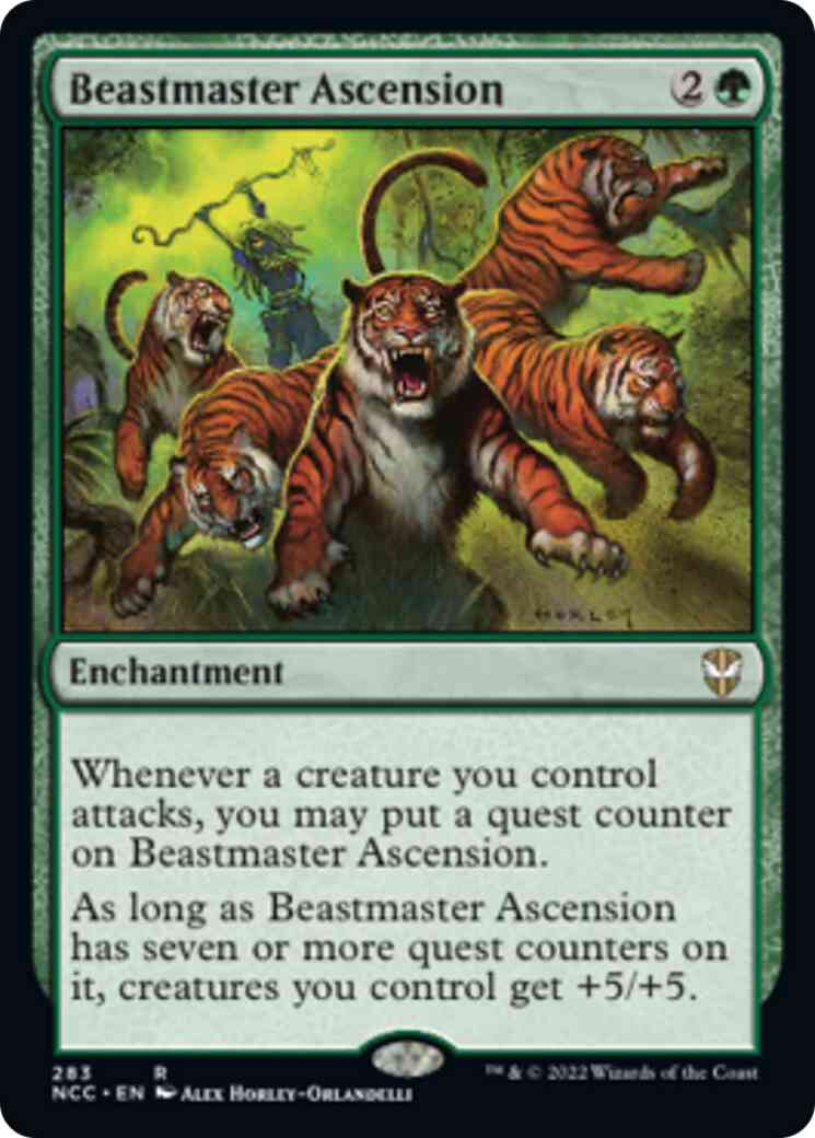 Beastmaster ascension 283 – Magic Beastmaster Ascension [283] [Streets of New Capenna: Commander] [Non-Foil]