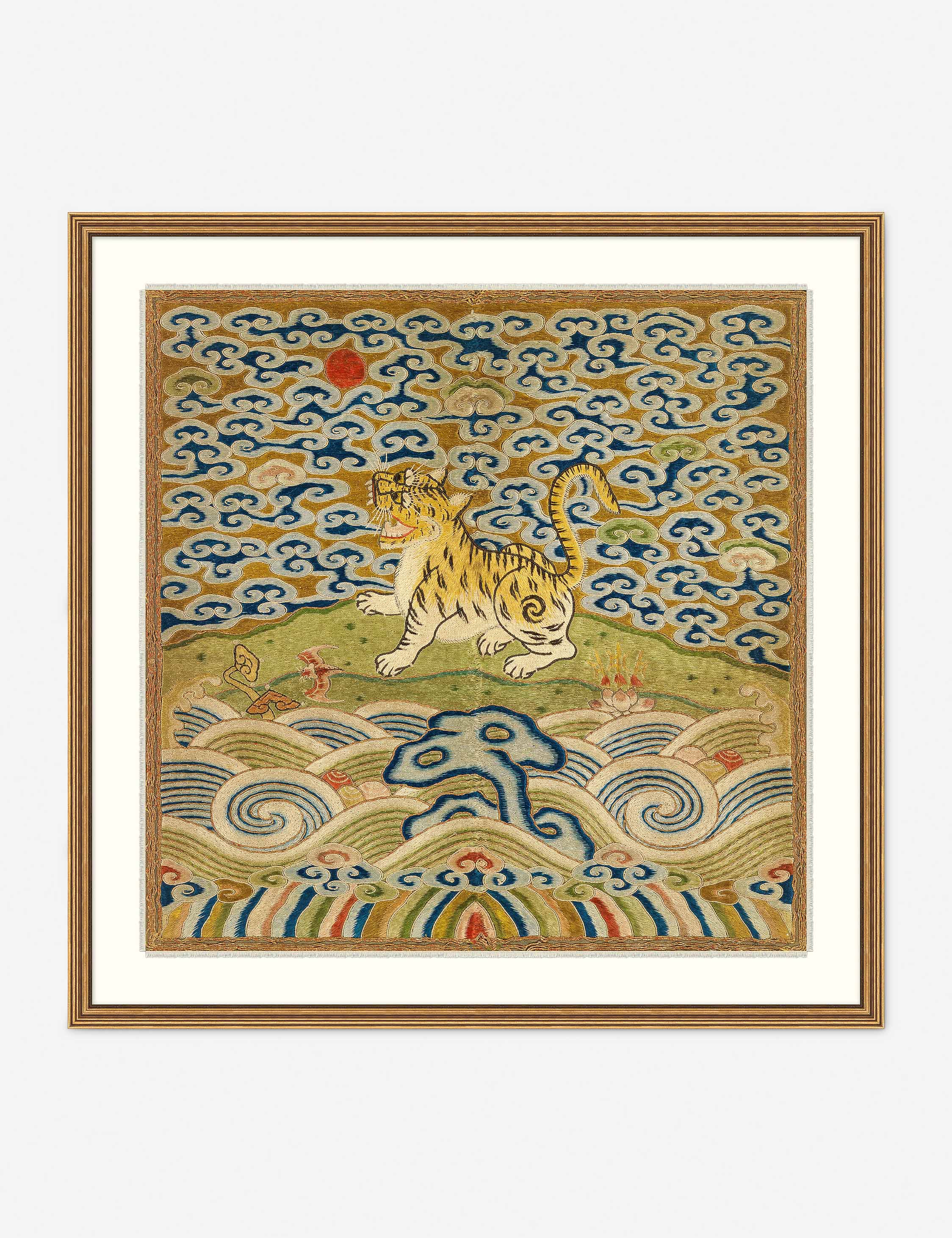 Lulu and Georgia Rank Badge with Tiger Wall Art