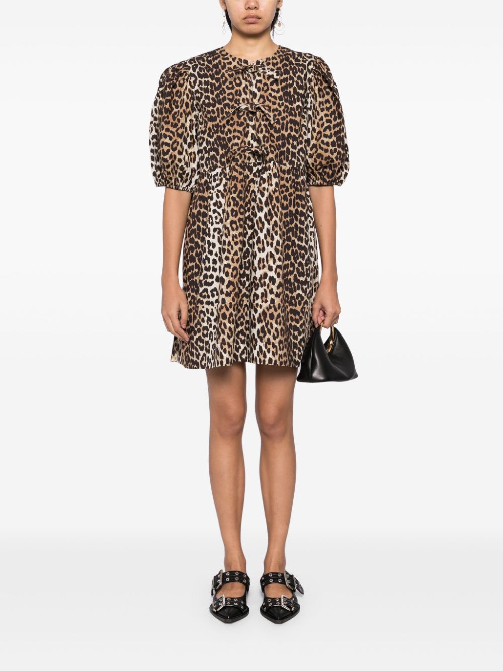 Ganni Conscious Criteria page Organic cotton mini dress - view 2