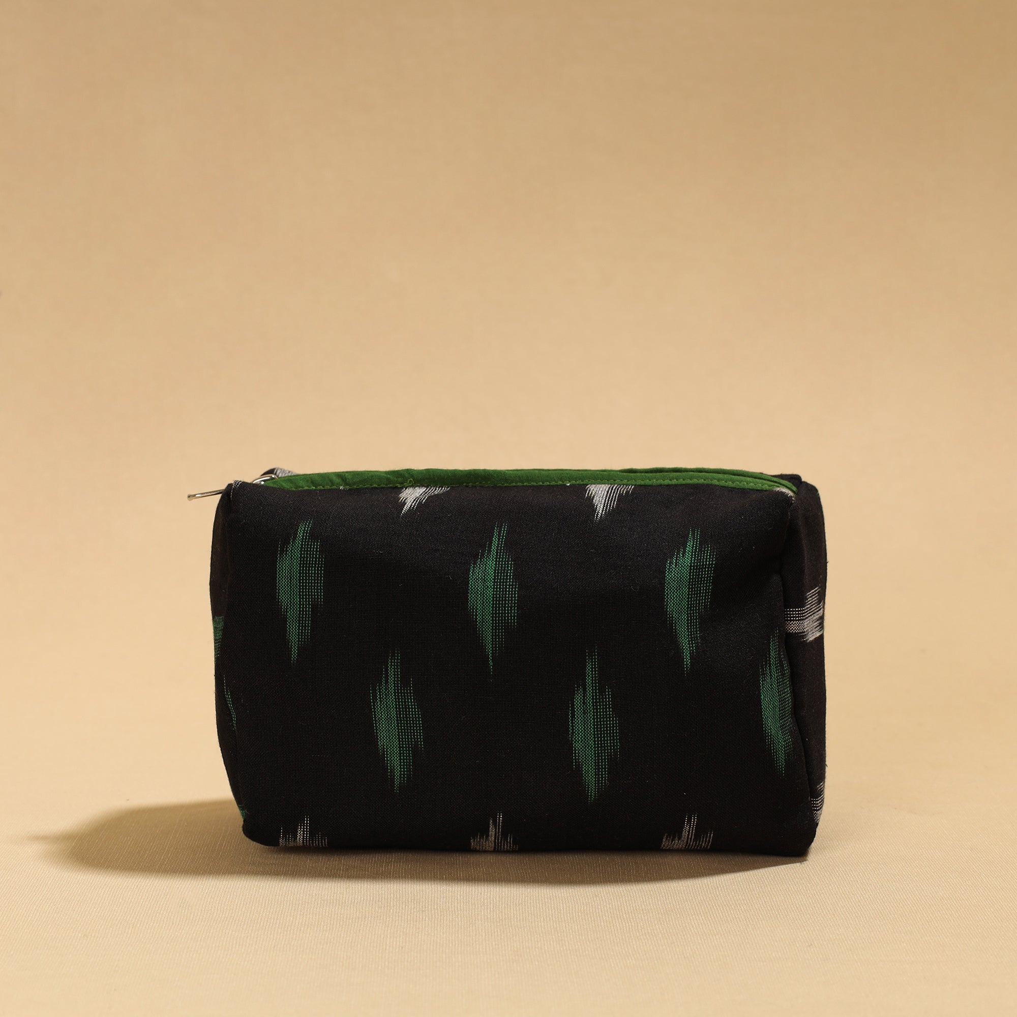 NOORI BAZAR Black - Handmade cotton Toiletry Pouch 14