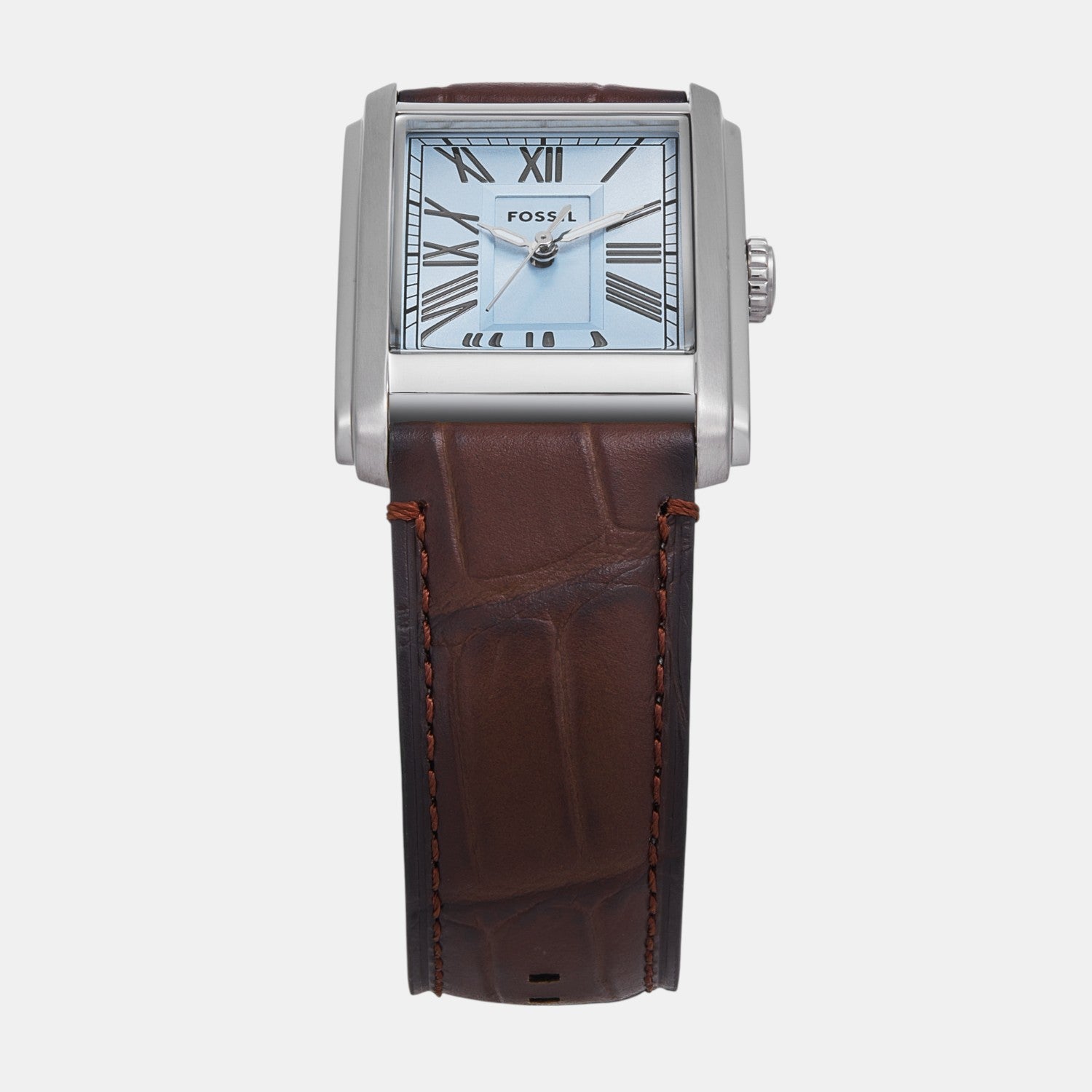 Fossil Carraway Men Quartz Blue Dial Analog Leather Watch FS6110 - view 2