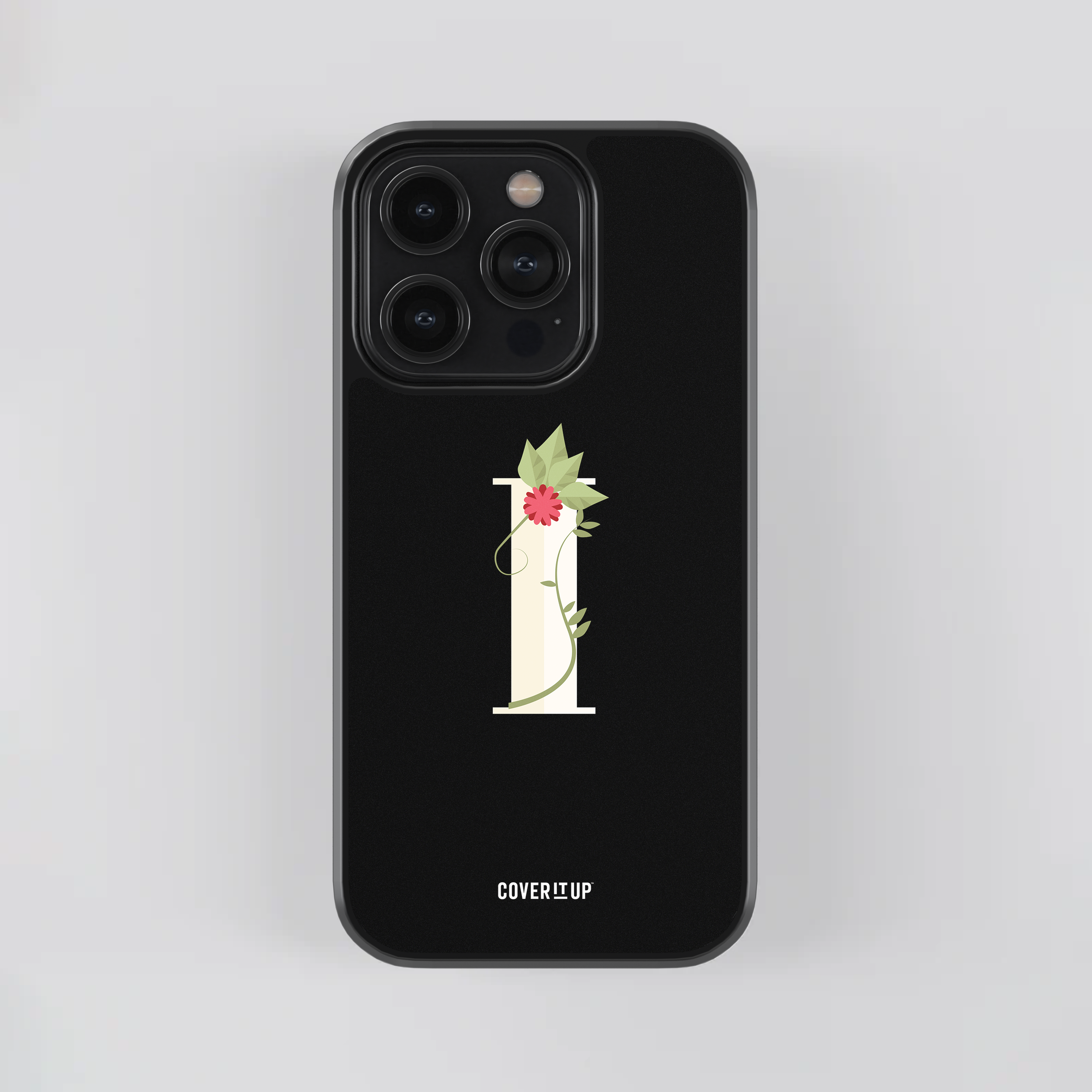 Design Phone Cases Limited Edition Floral Initial Glass Case - view 18