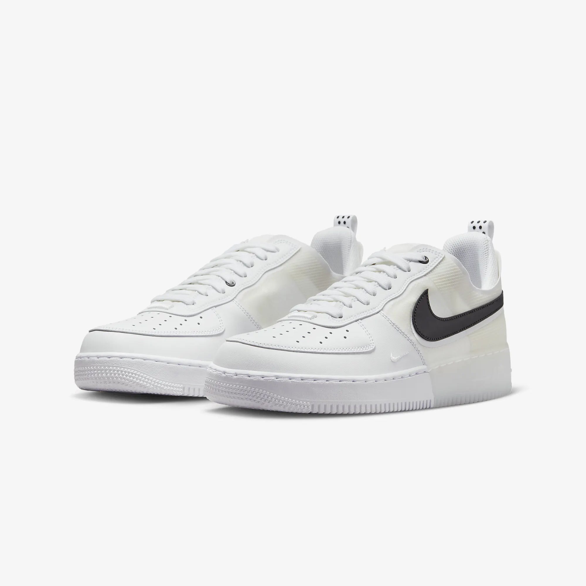 Nike | AIR FORCE 1 REACT { WHITE/BLACK