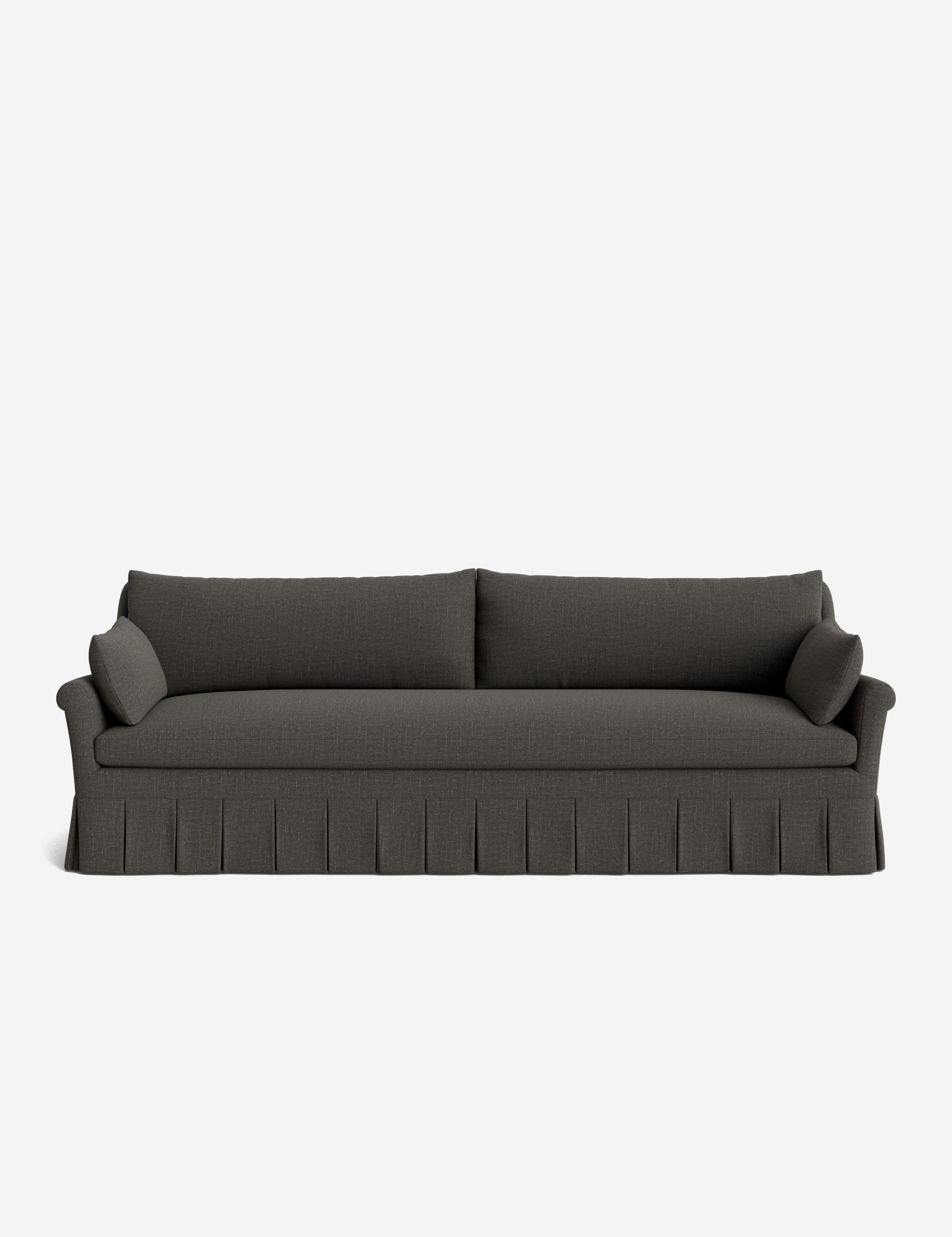 Lulu and Georgia Portola Rolled Arm Pleated Sofa - view 138