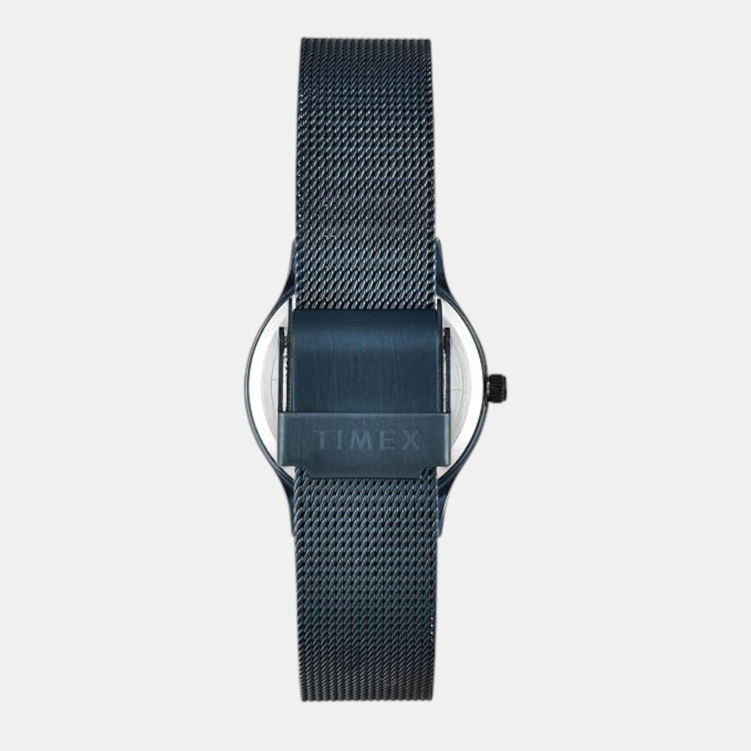 Timex Fashion Women Quartz Blue Dial Analog Stainless Steel Watch TW0TL8717 - view 5