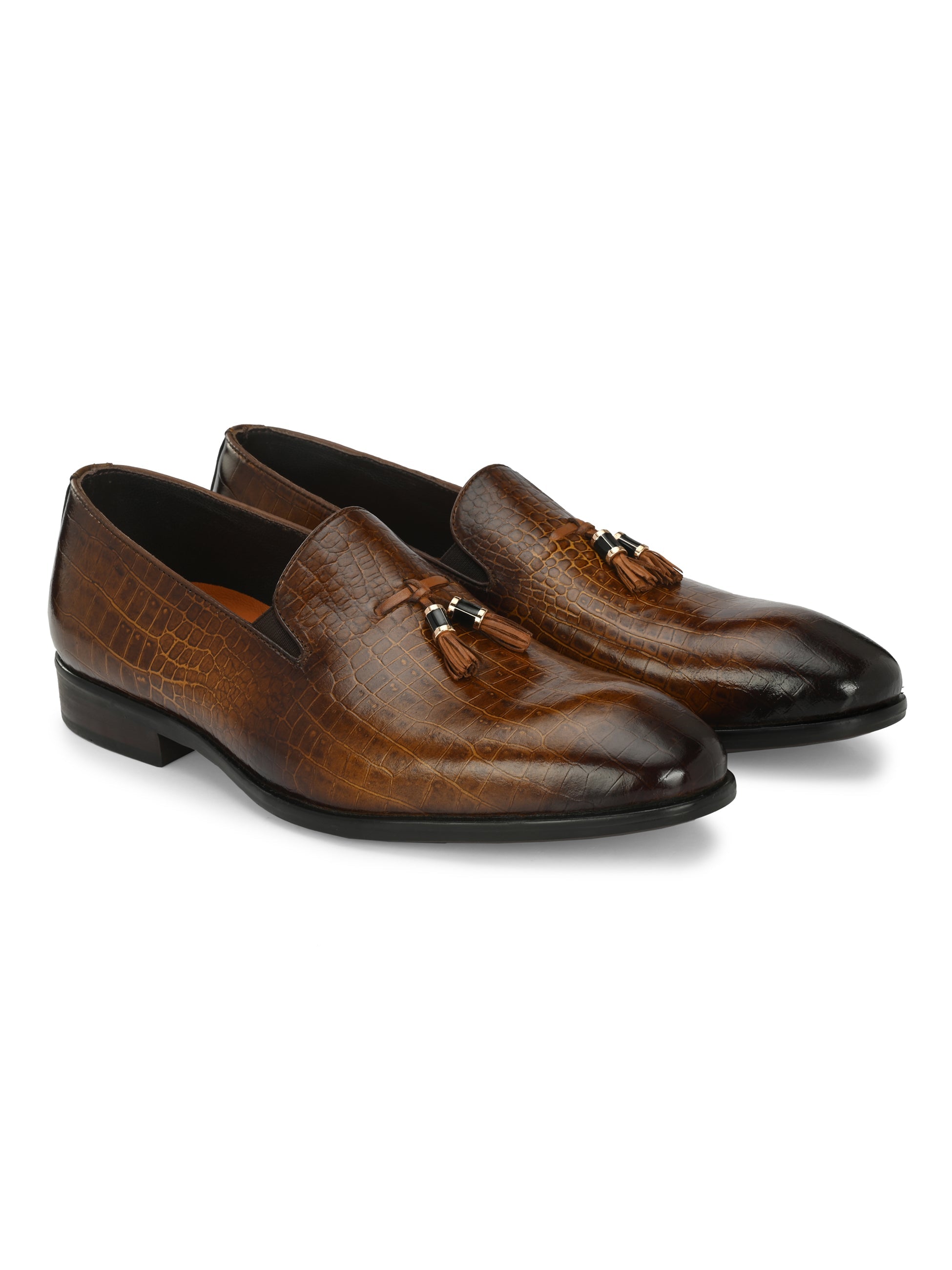 Egoss Shoes Egoss Platinum Tassel Shoes For Men - view 2