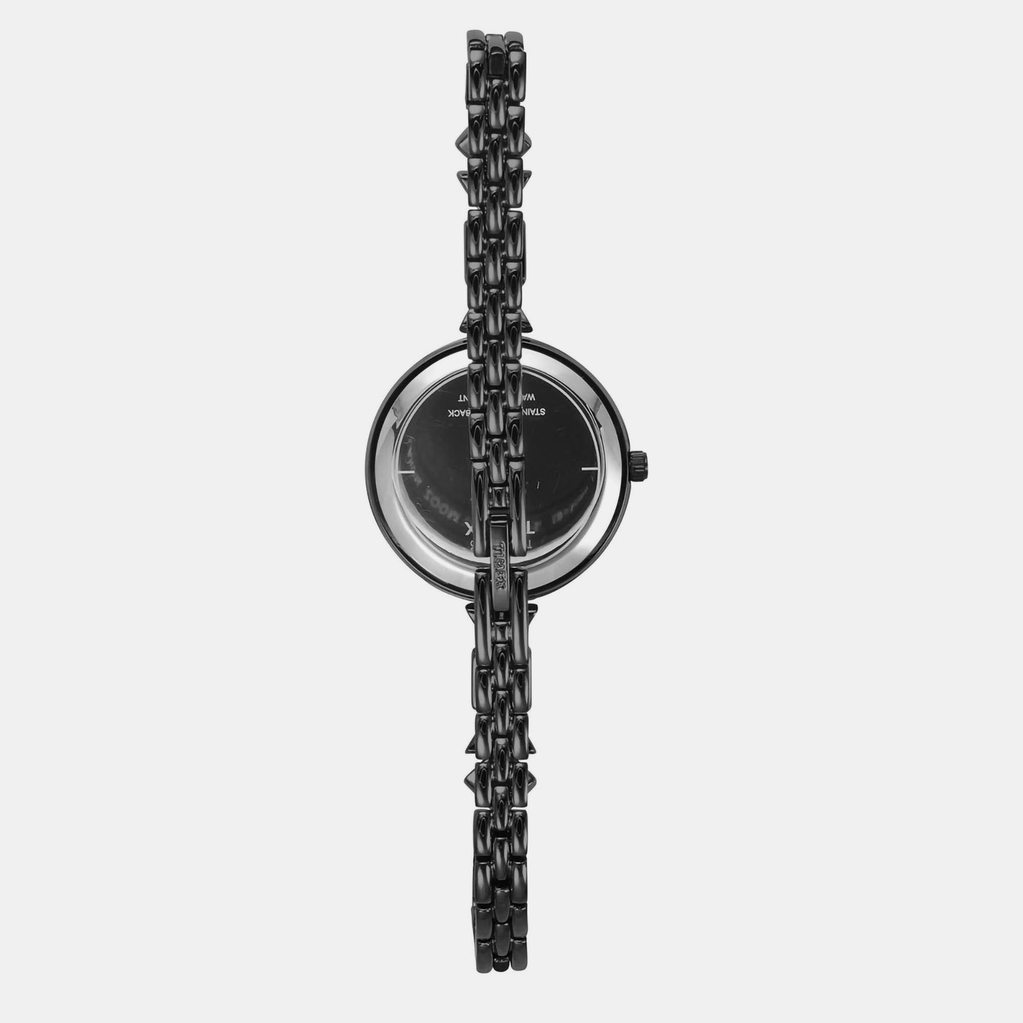 Timex Fria Women Quartz Black Dial Analog Brass Watch TWEL18303 - view 4