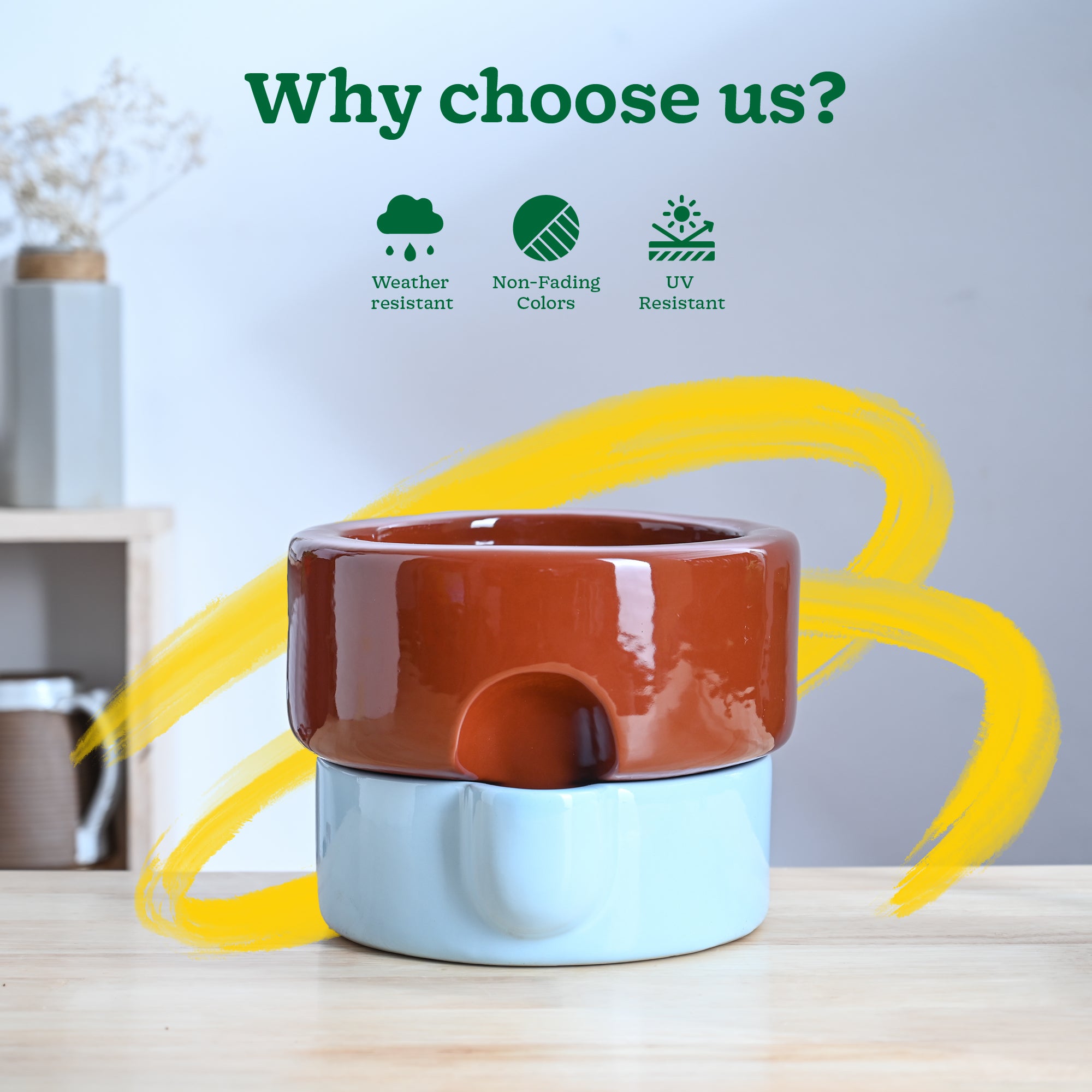 Ugaoo Flower Sunflower Ceramic Planter - view 14