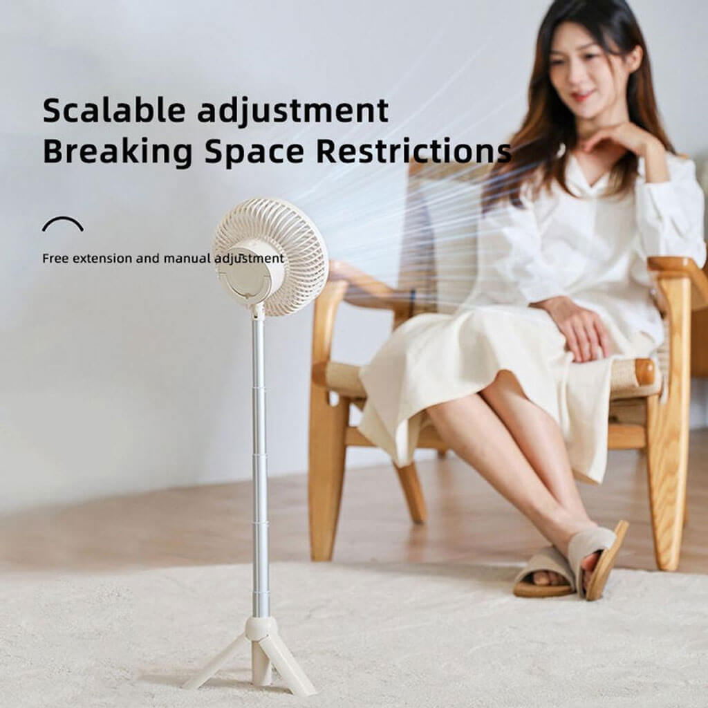 Porffitto Portable Tripod Fan With Lamp - view 15