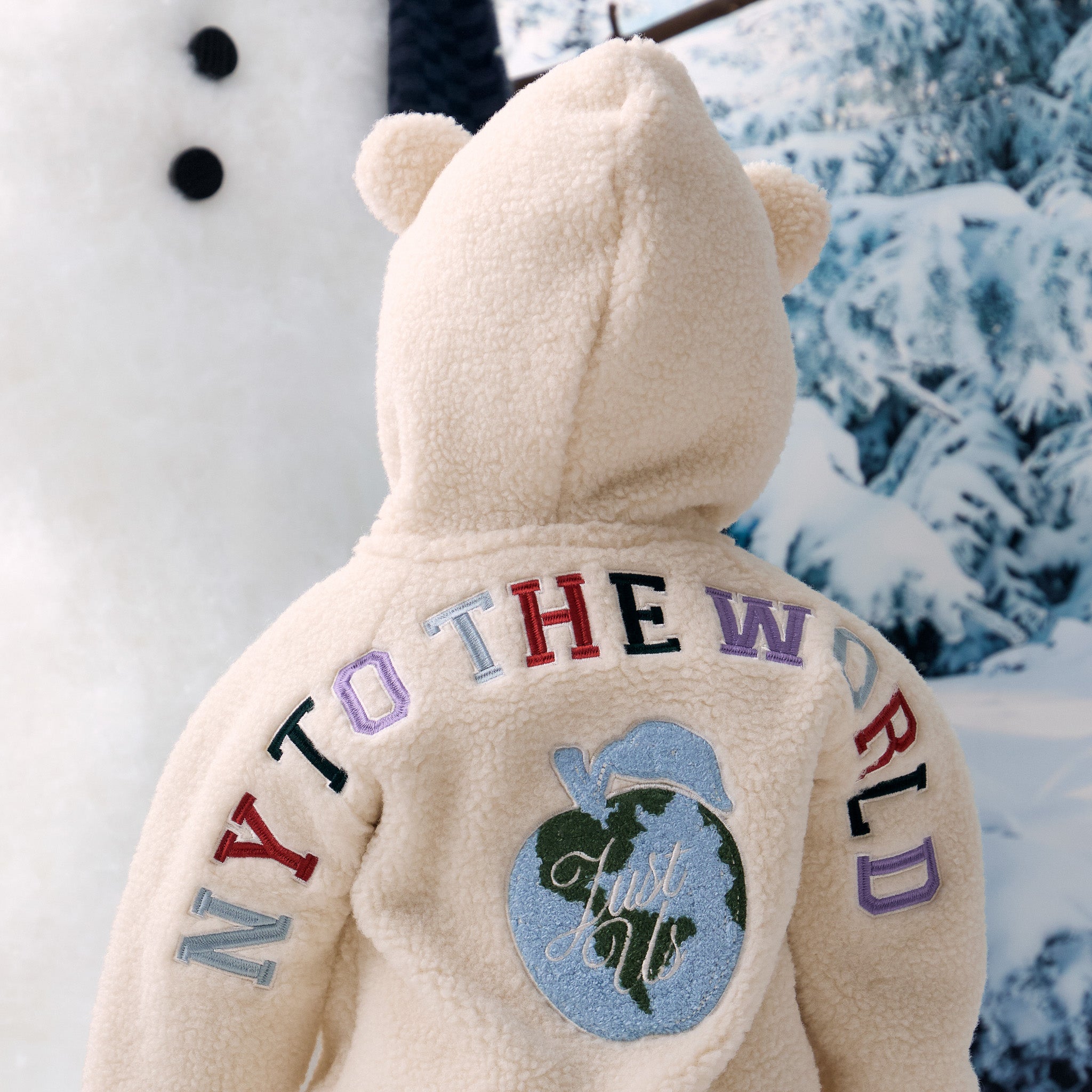 Kith Baby New York to the World Sherpa Coverall - Silk - view 4