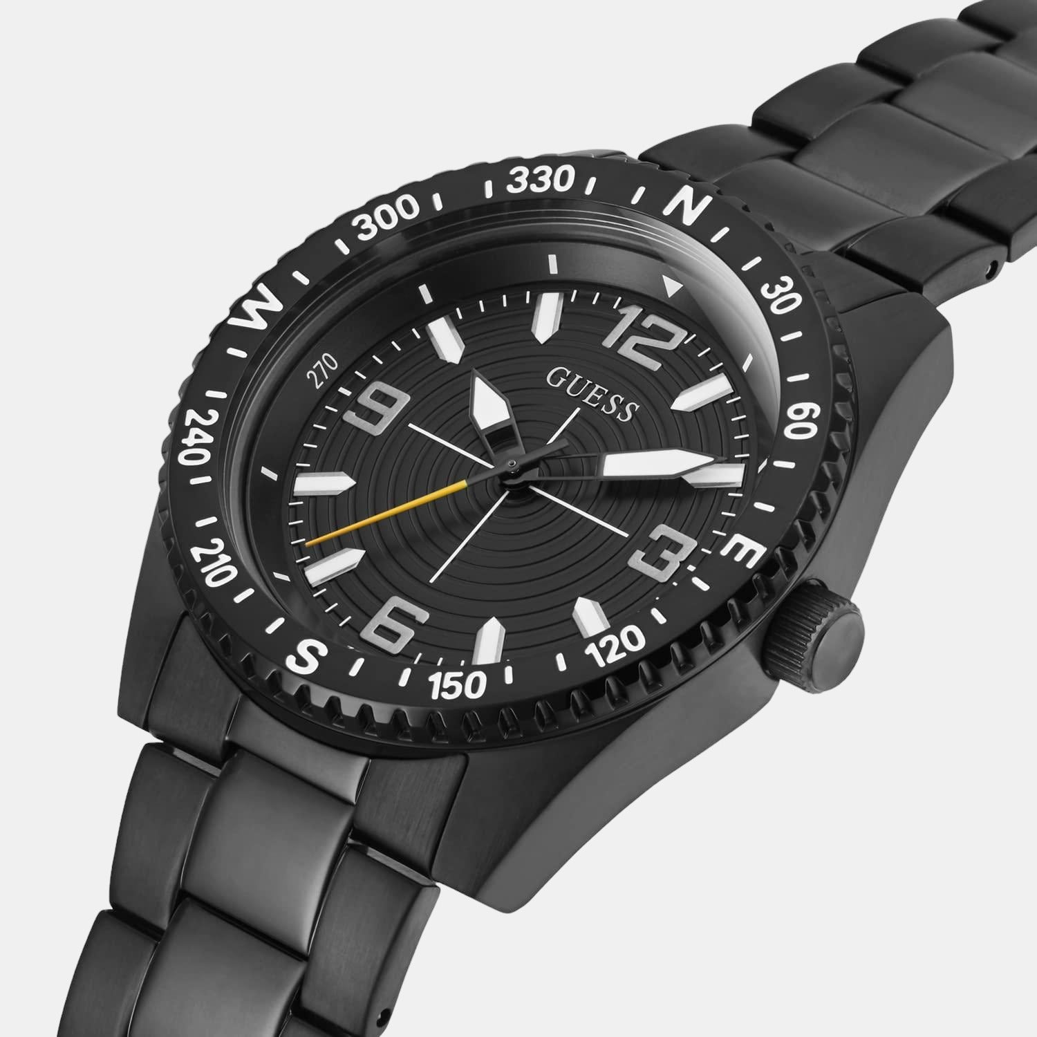 Guess Sport Men Quartz Black Dial Analog Stainless Steel Watch GW0327G2 - view 5