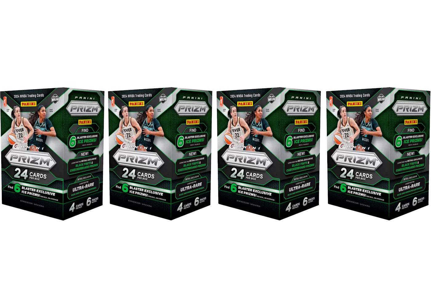 2024 Panini Prizm WNBA Ice Prizm Blaster Box 4x Lot