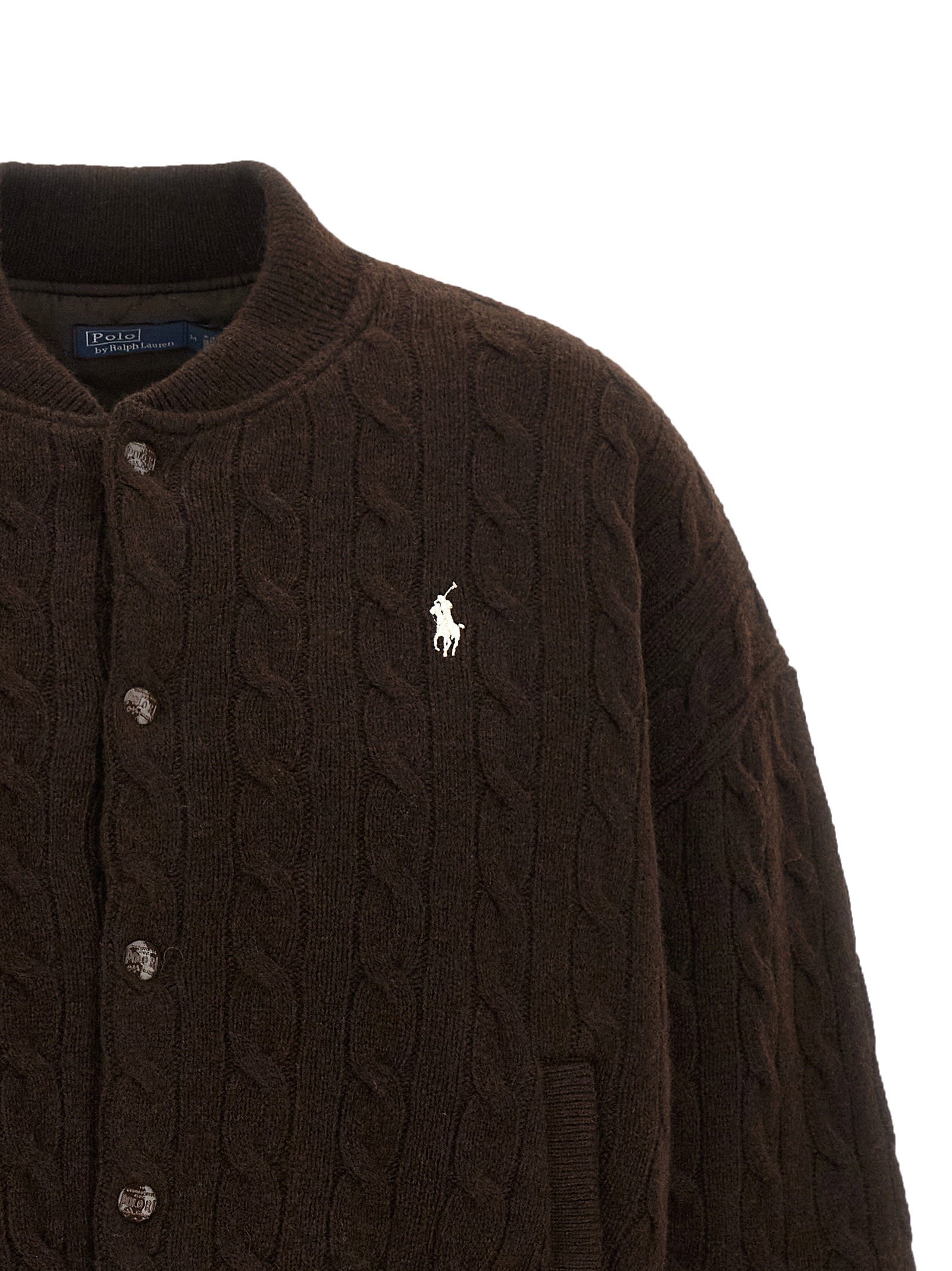 Polo Ralph Lauren Braided Bomber Jacket – 90% wool, 10% cashmere - view 3