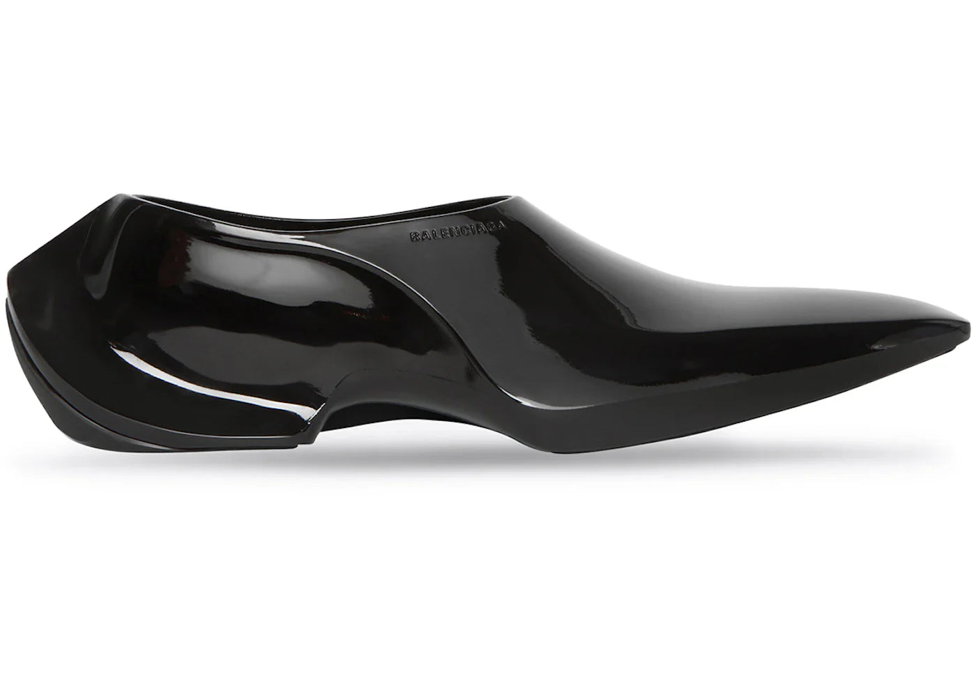 Balenciaga Space Shoe Shiny Black