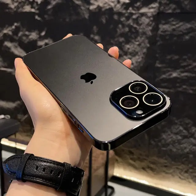 Million Cases iPhone 15 Series Matte Glass Pro Camera Lens Shell Case