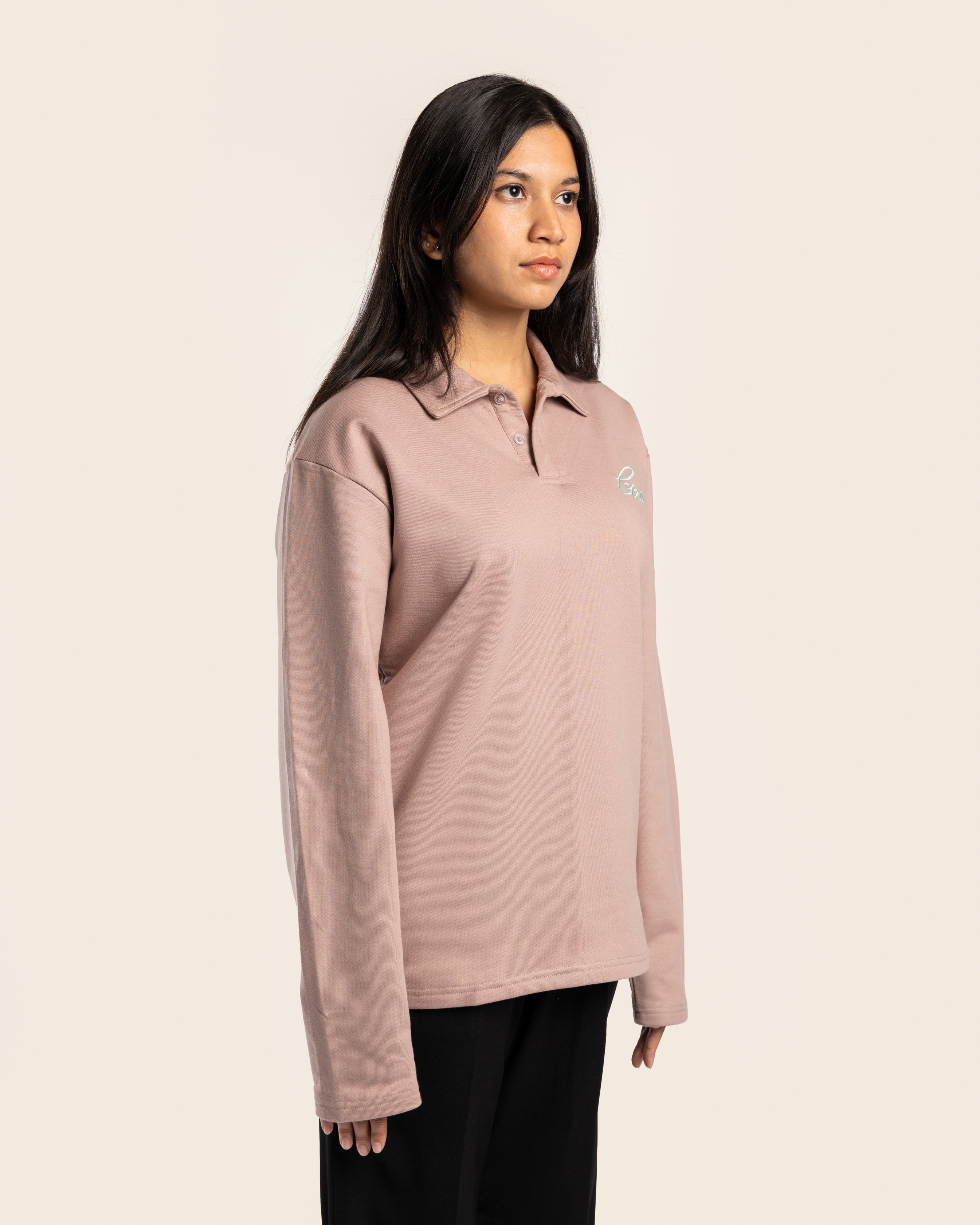 MNST GEAR Collared Polo In Jaipur – Pink