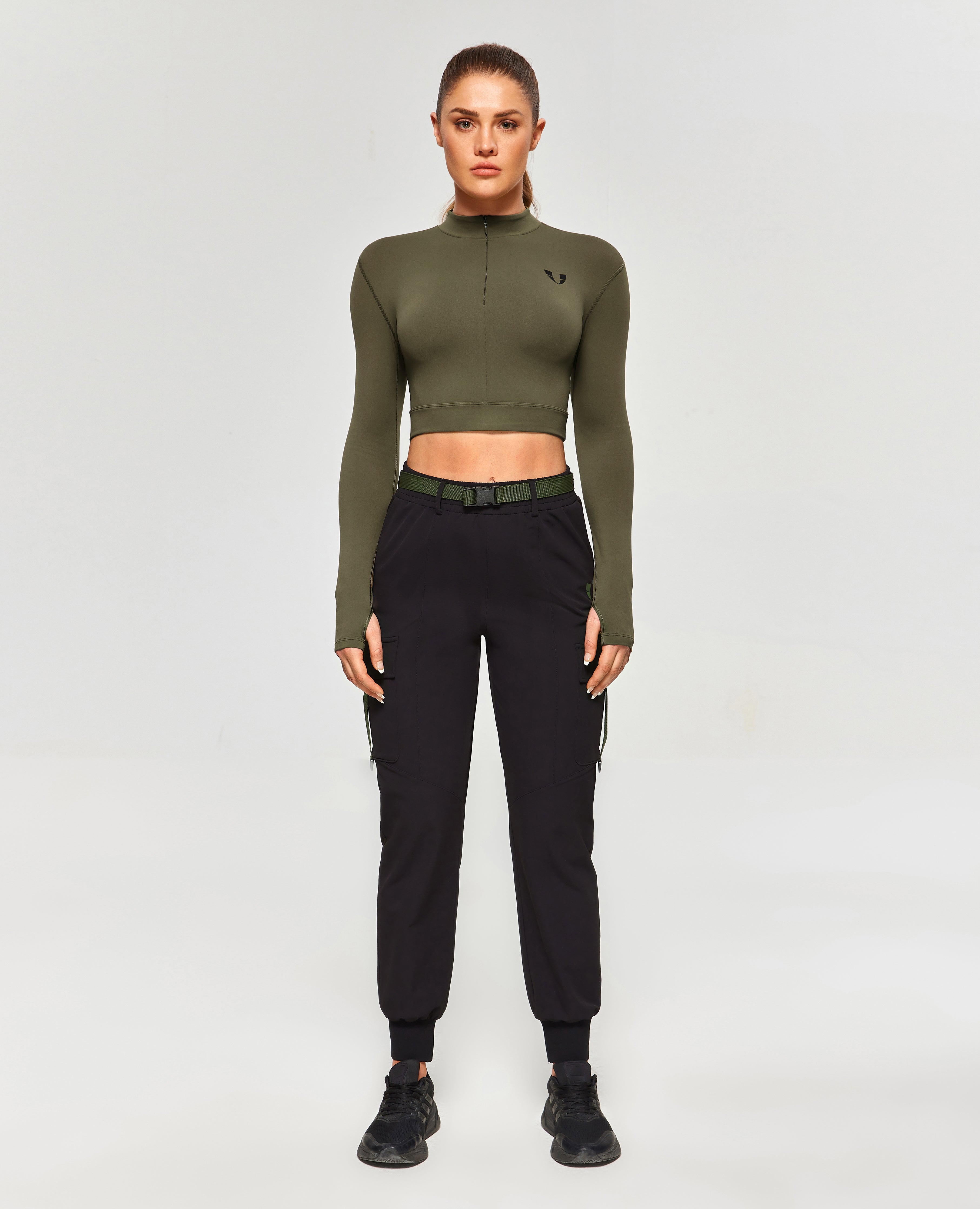 FIRM ABS Moto Active Ankle Pants - Black - view 7