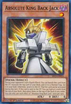 Yu-Gi-Oh! Absolute King Back Jack - SR13-EN024 - Common - 1st Edition