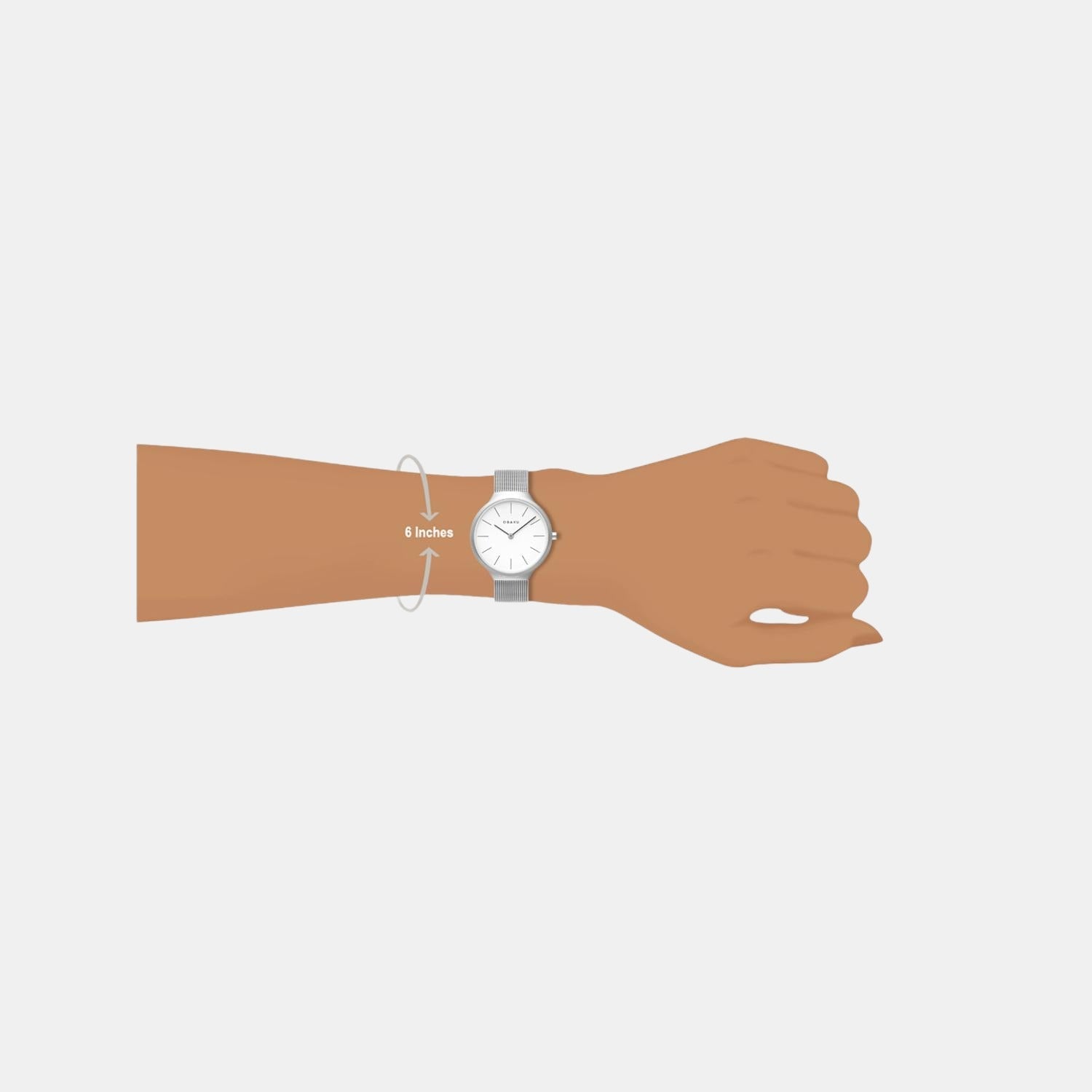 Obaku Ark Lille Women Quartz White Dial Analog Stainless Steel Watch V240LXCWMC - view 5