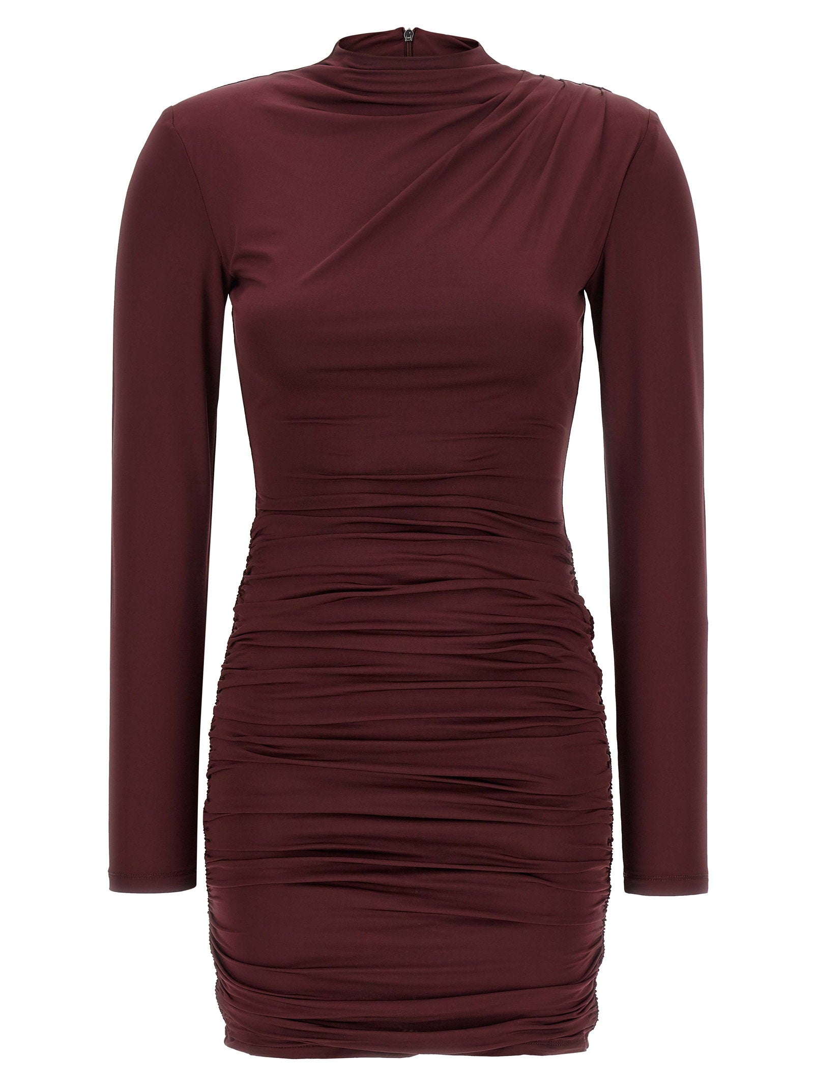 Rotate Birger Christensen Draped Dress – 95% viscose, 5% elastane